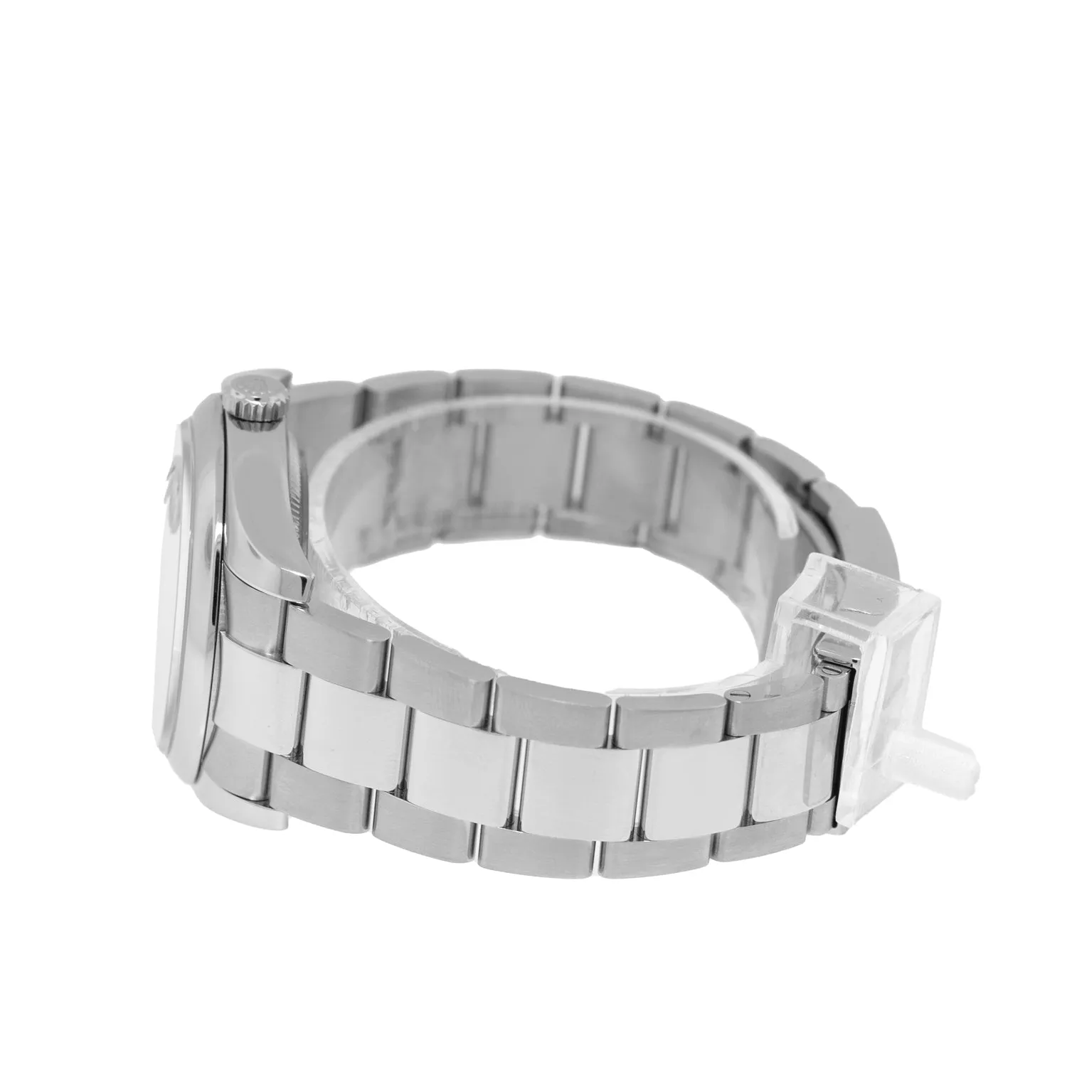 Rolex Datejust 36mm Stainless Steel Black Index Dial Smooth Bezel 116200