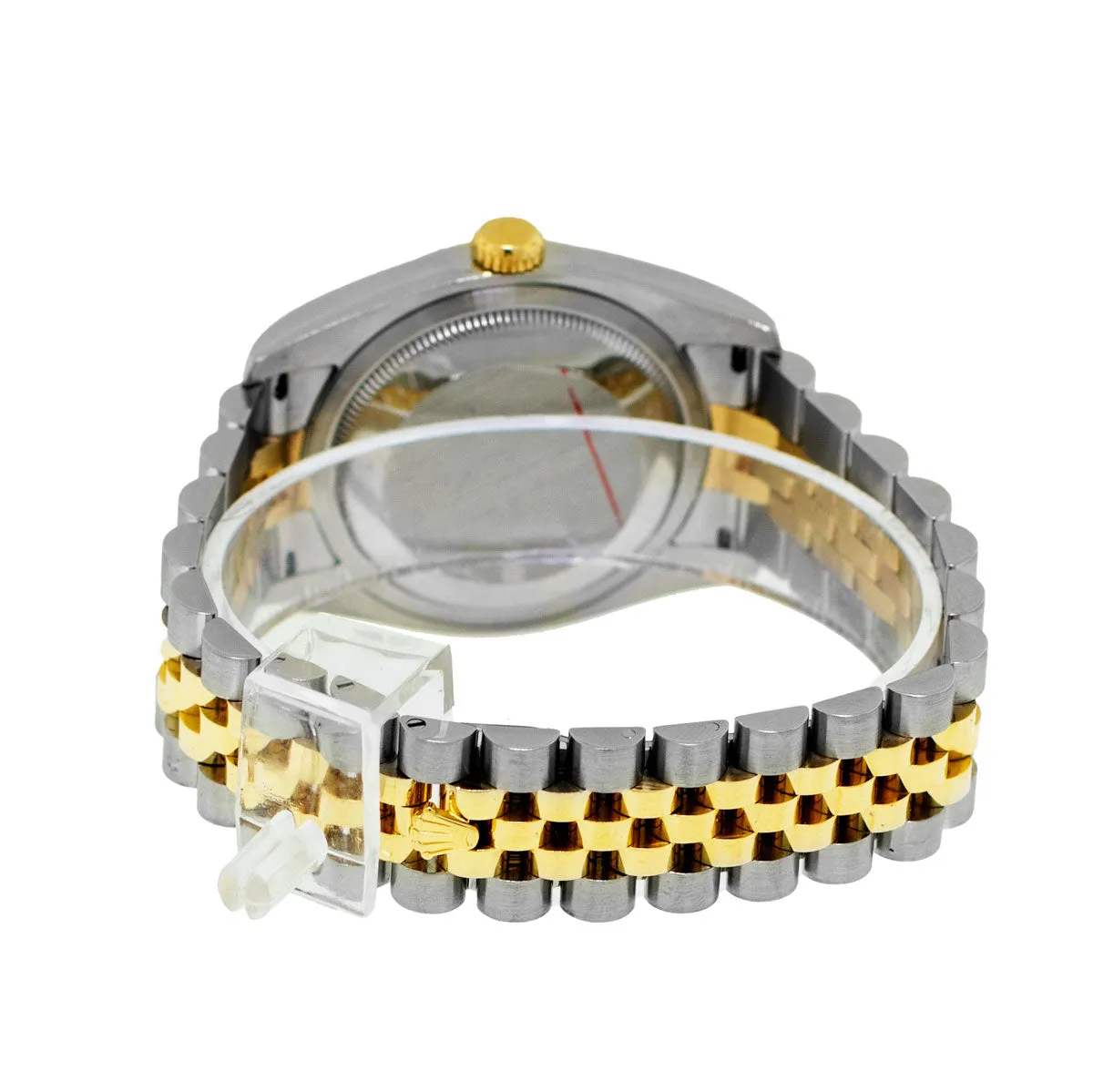 Rolex Datejust 36mm Yellow Gold & Steel Champagne Index Dial Fluted Bezel 116233