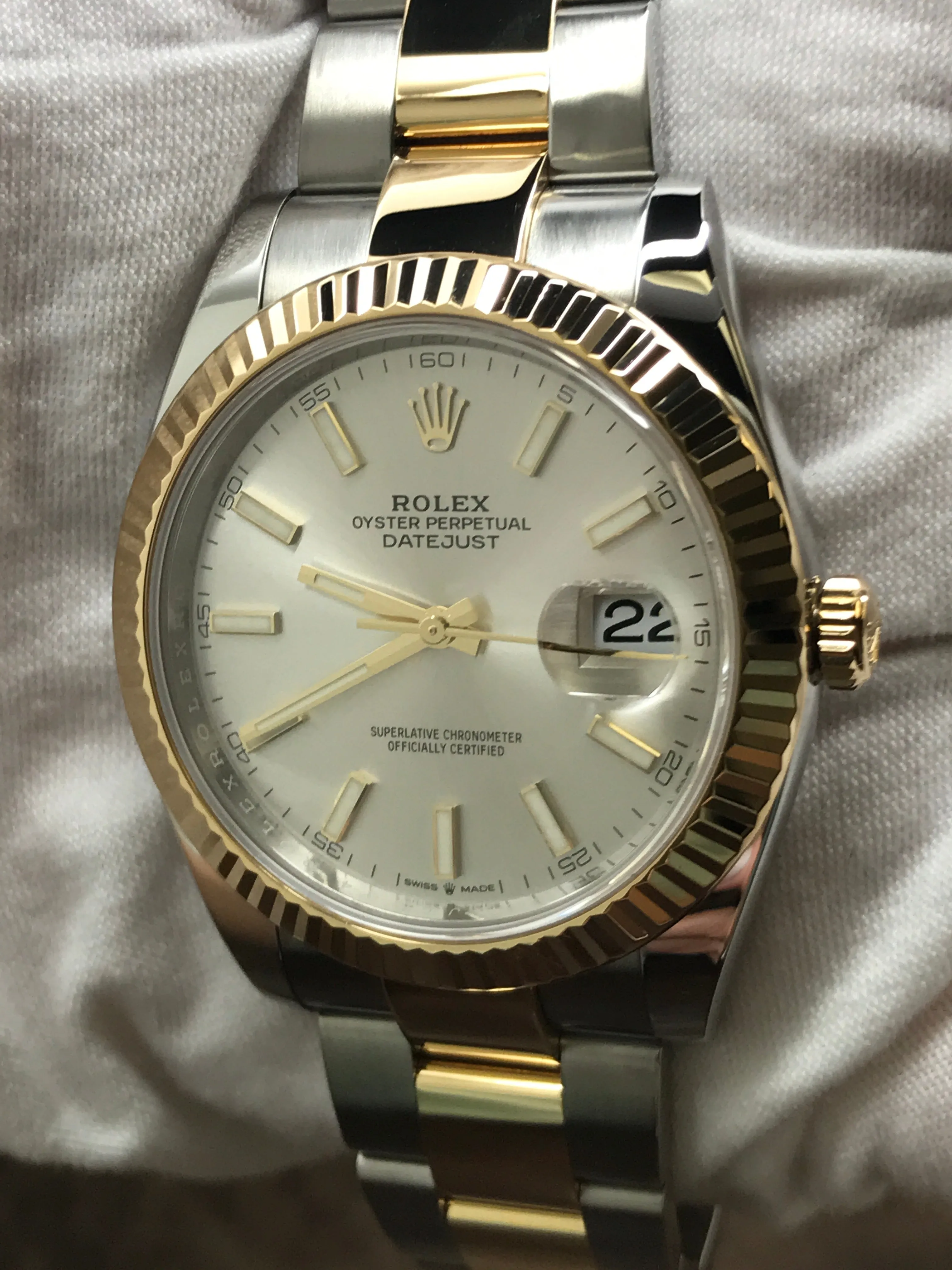 Rolex Datejust 41 126333 Silver Dial Automatic Men's Watch