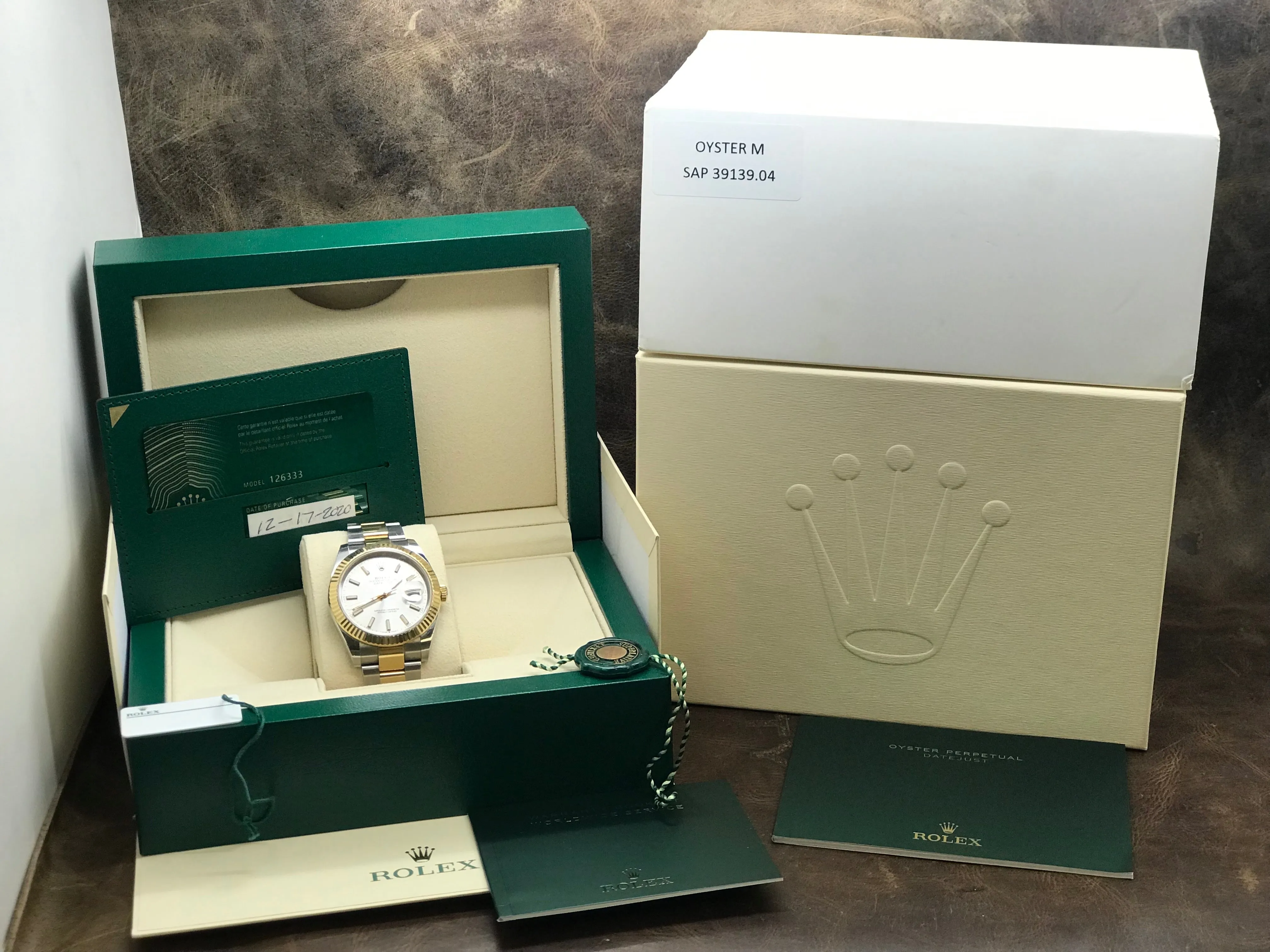 Rolex Datejust 41 126333 Silver Dial Automatic Men's Watch