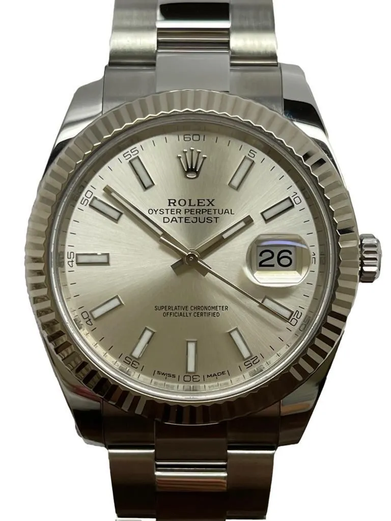 Rolex Datejust 41 126334 Silver Dial Automatic Men's Watch