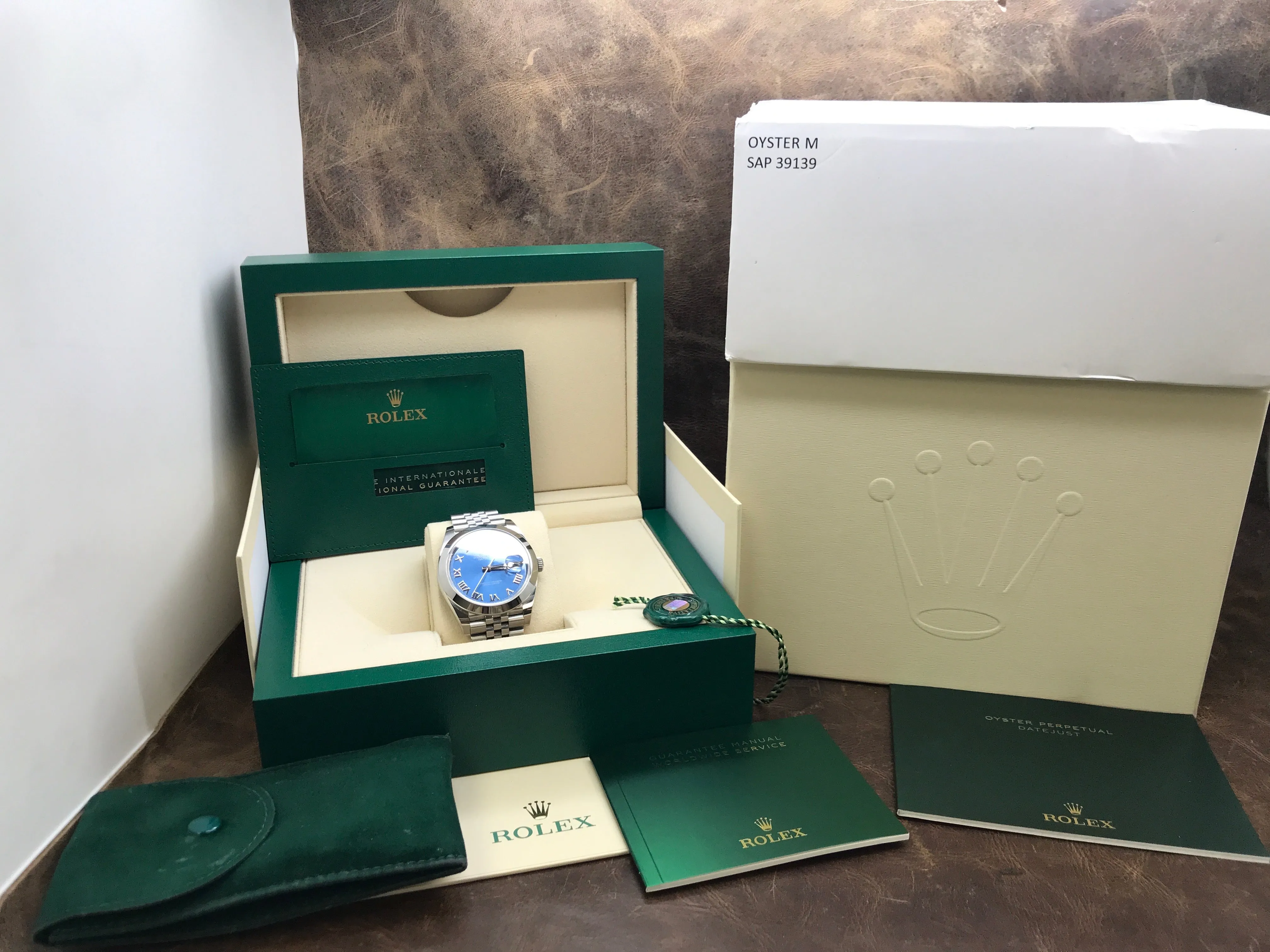 Rolex Datejust 41mm 126300 Blue Dial Automatic Men's Watch