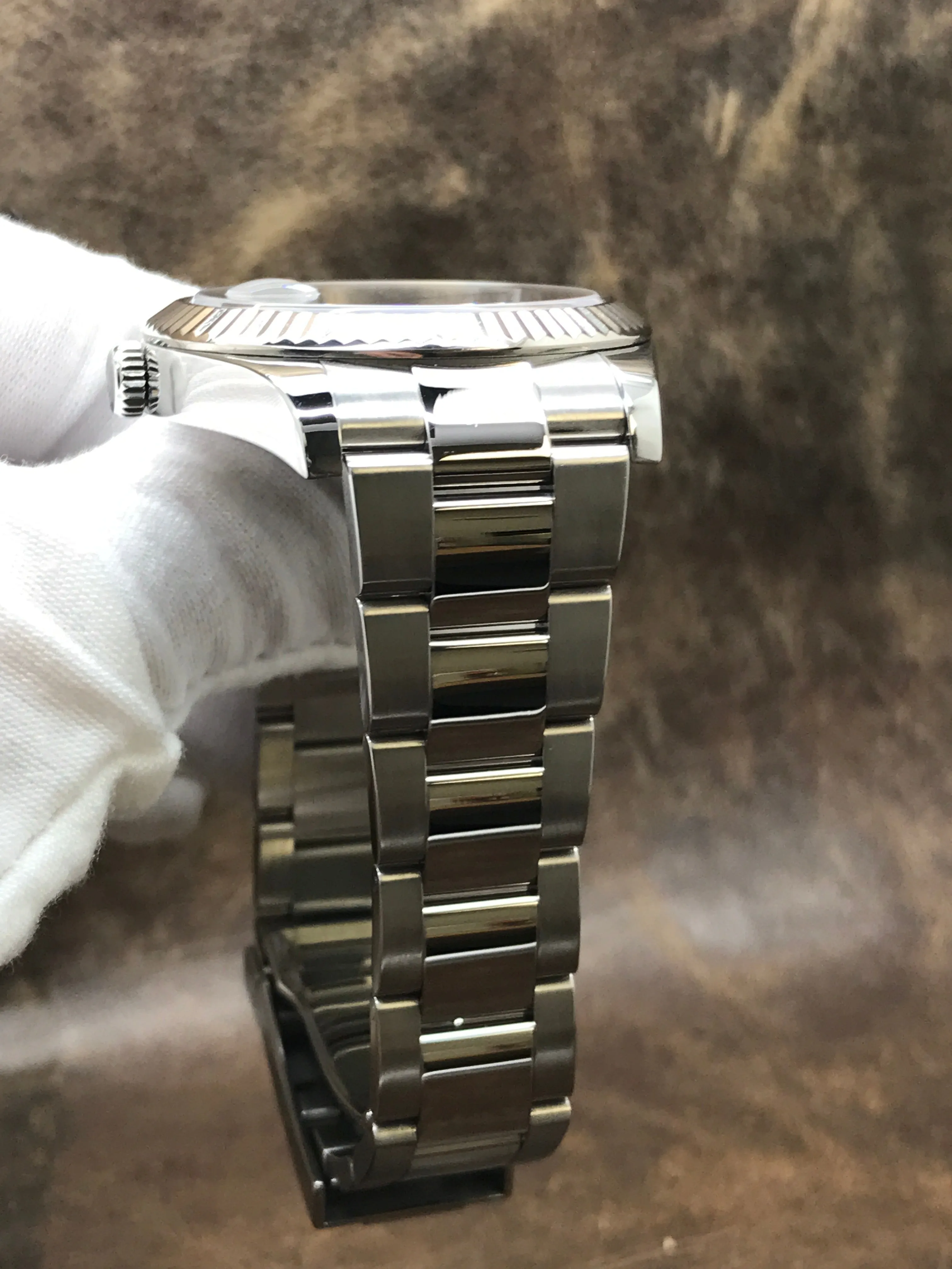 Rolex Datejust II 41mm B&P 116334 Blue Dial Automatic Men's Watch