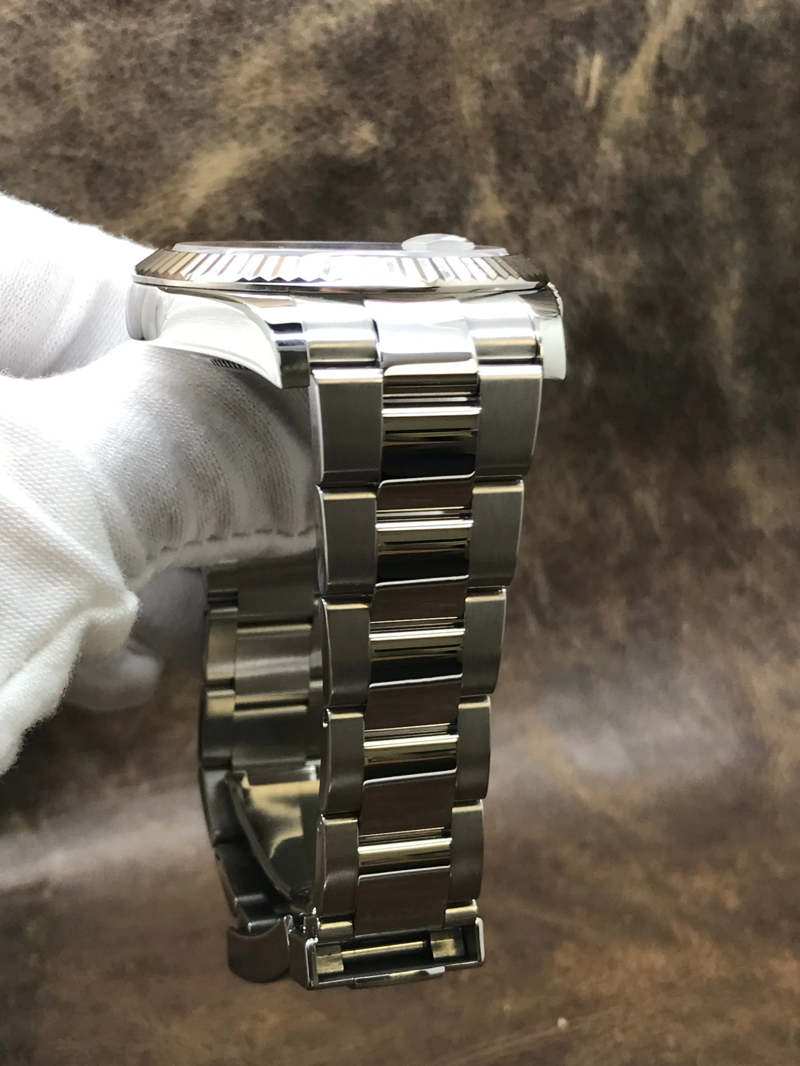 Rolex Datejust II 41mm B&P 116334 Blue Dial Automatic Men's Watch
