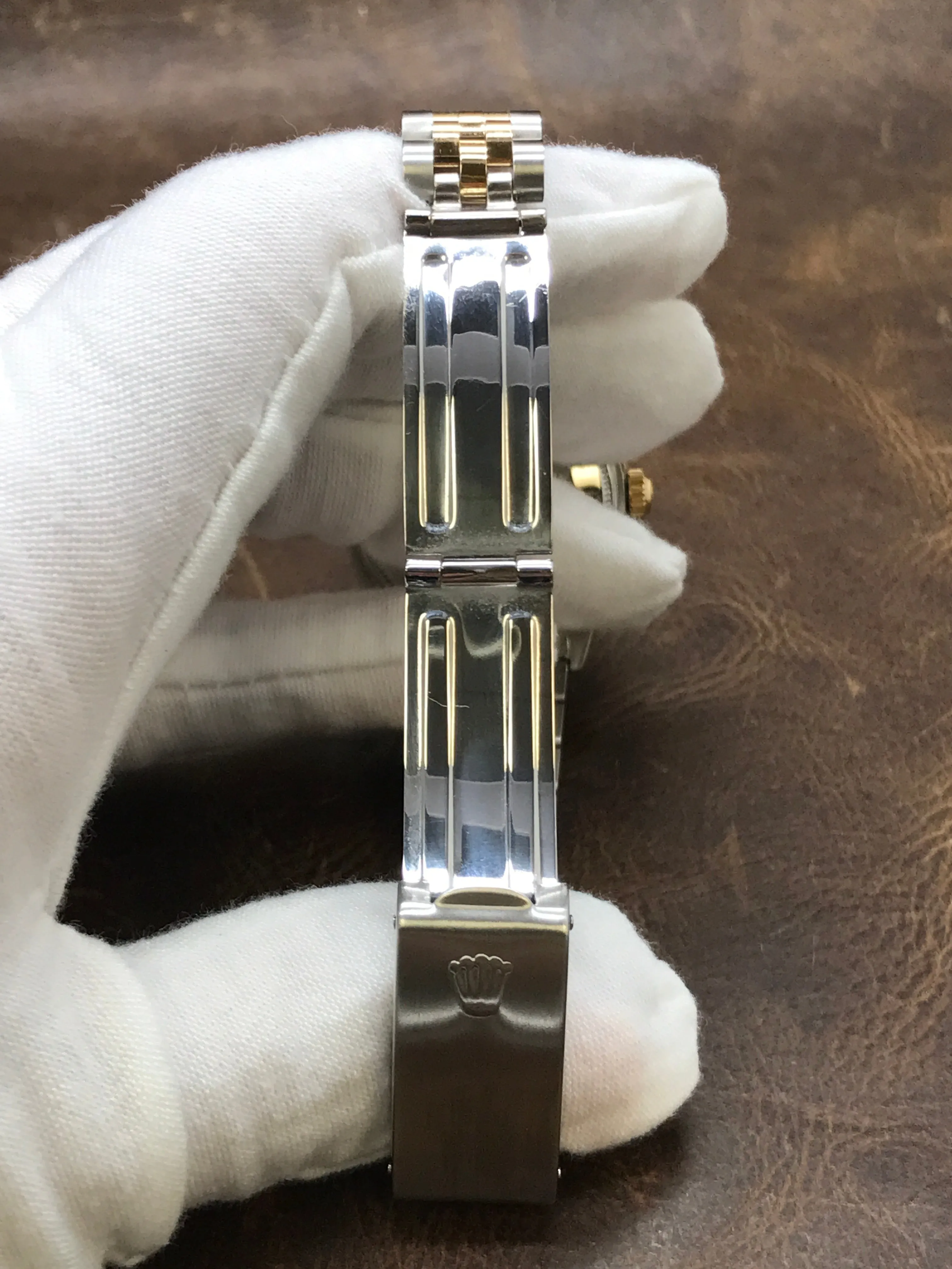 Rolex Datejust Midsize 31mm 6827 Pink Custom Diamond Dial Automatic Watch