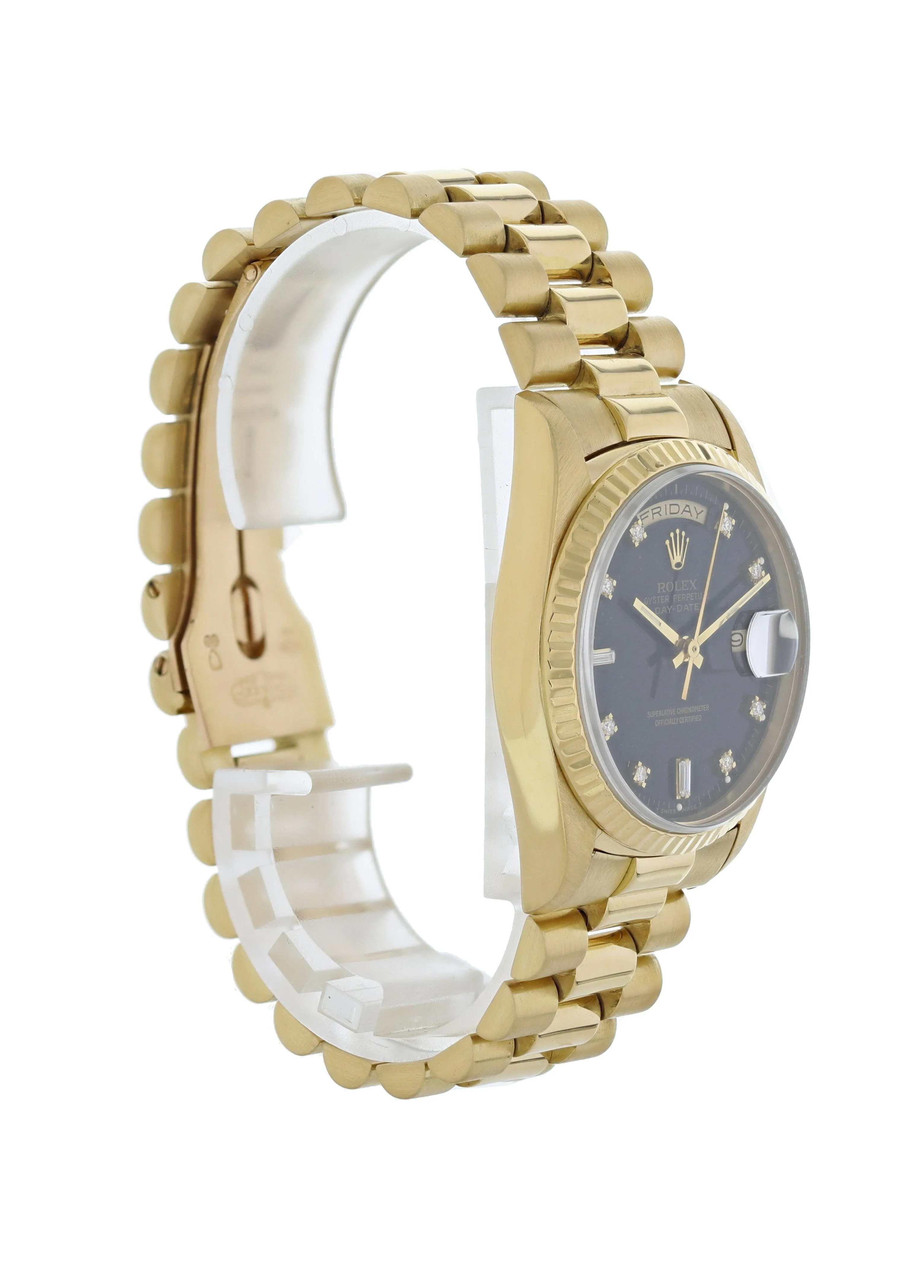 Rolex Day-Date president 18238 Diamond Dial Mens Watch