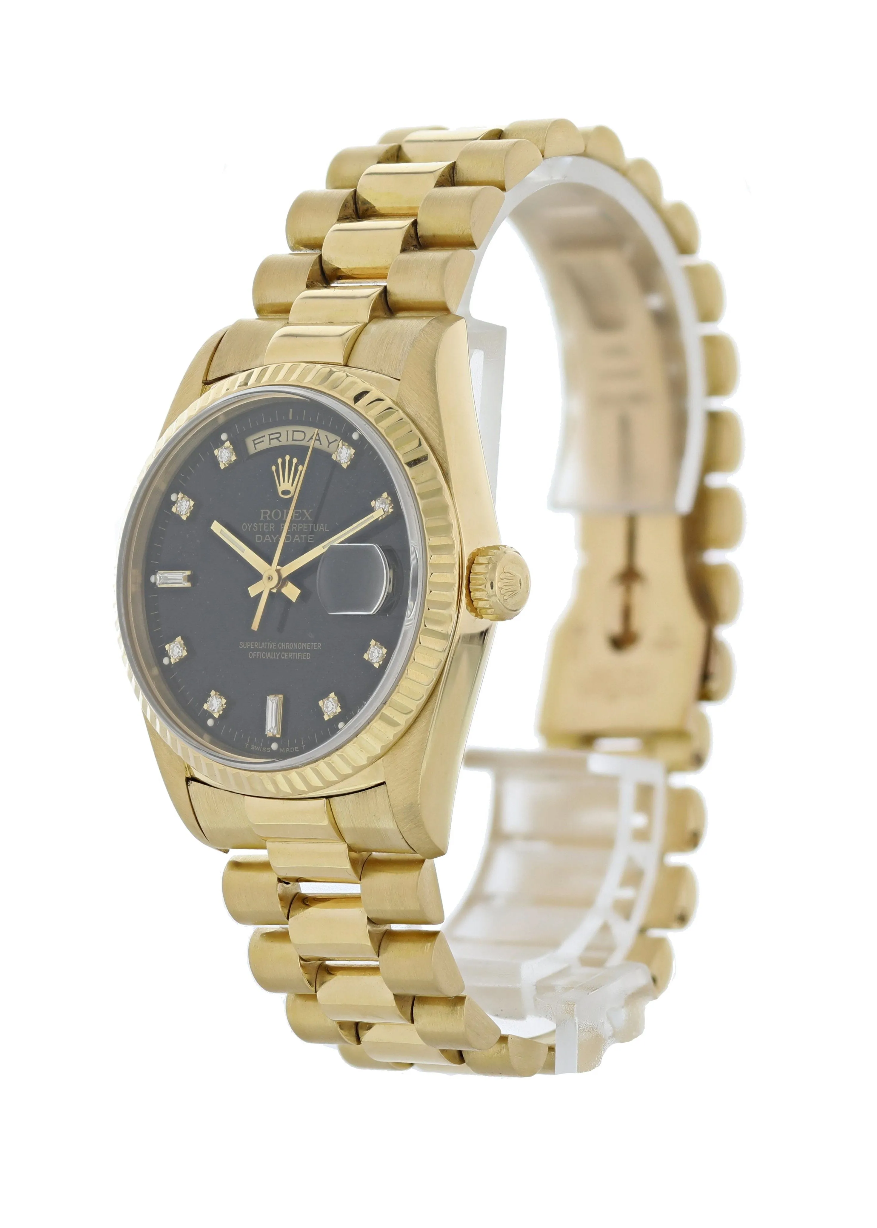 Rolex Day-Date president 18238 Diamond Dial Mens Watch