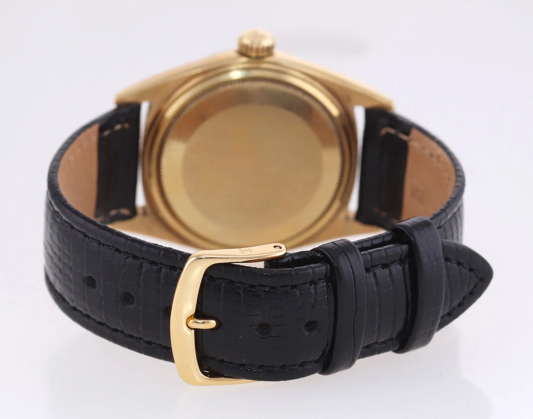 Rolex Day-Date President Champagne 36mm 1803 18K Yellow Gold Leather Watch