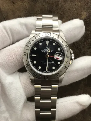 Rolex Explorer II Y Serial SEL 16570 Black Dial Automatic Men's Watch