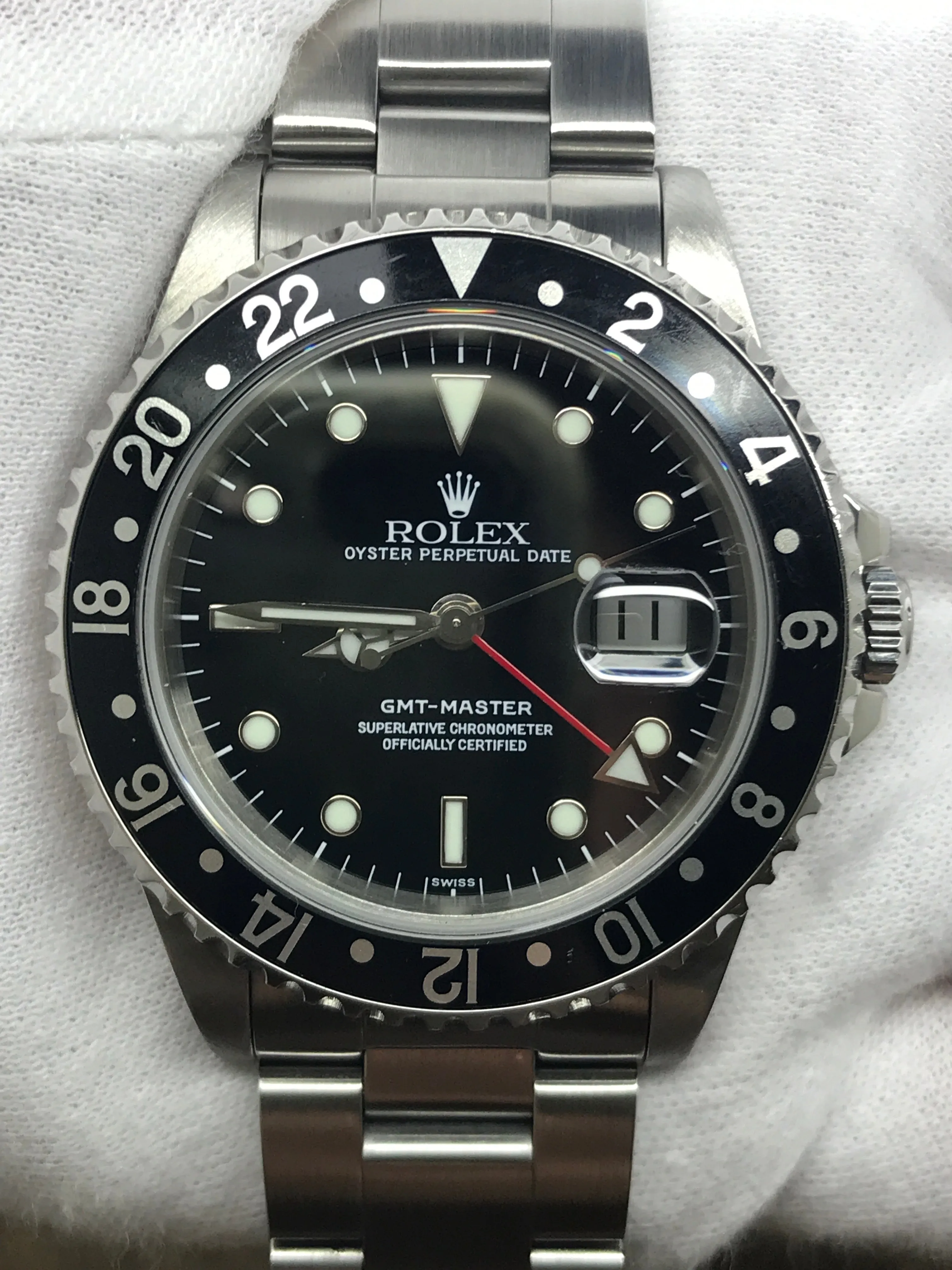 Rolex GMT Master 16700 Black Dial Automatic Men's Watch