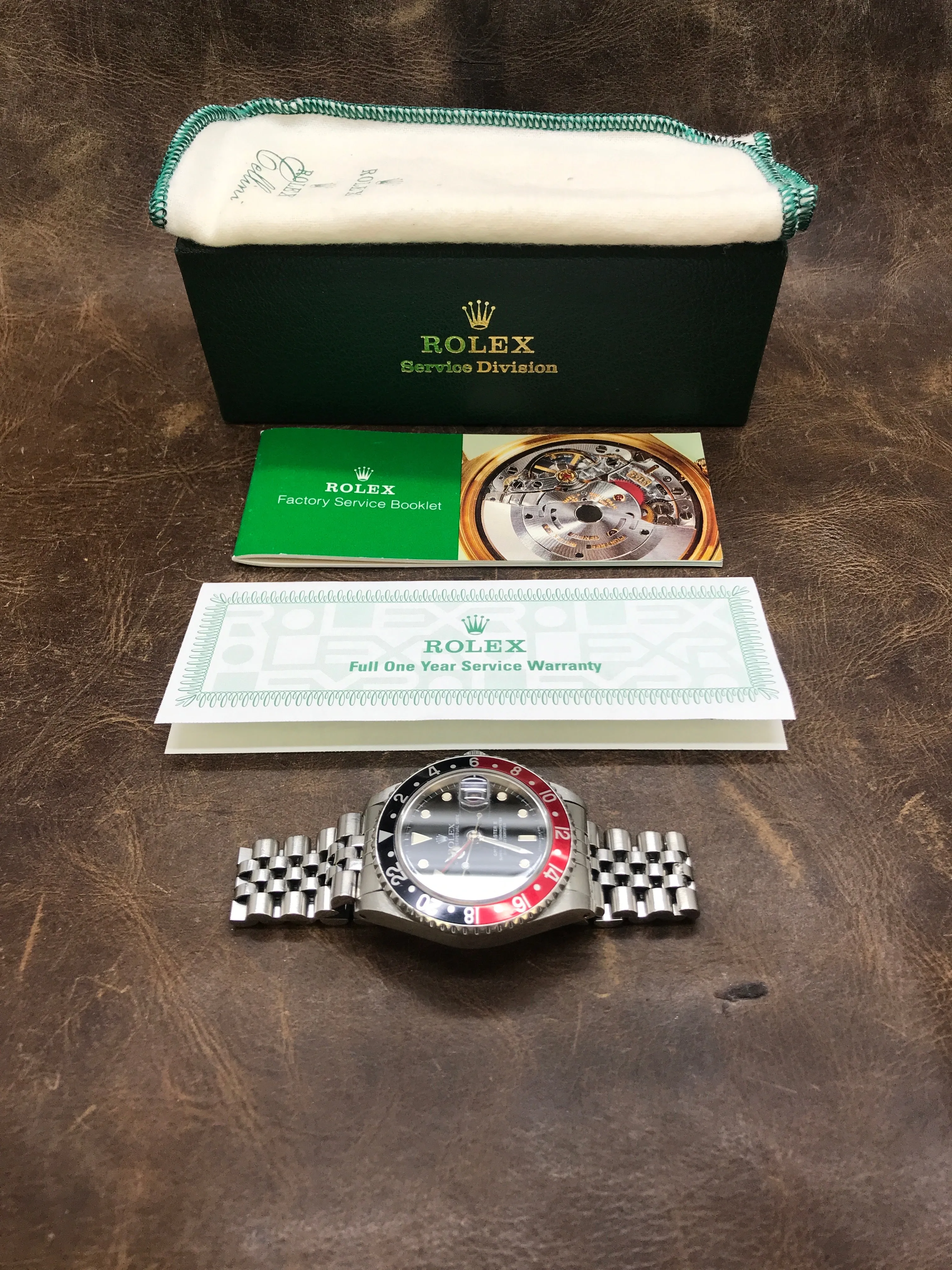 Rolex GMT Master II Coke 16710 Black Dial Automatic Men's Watch