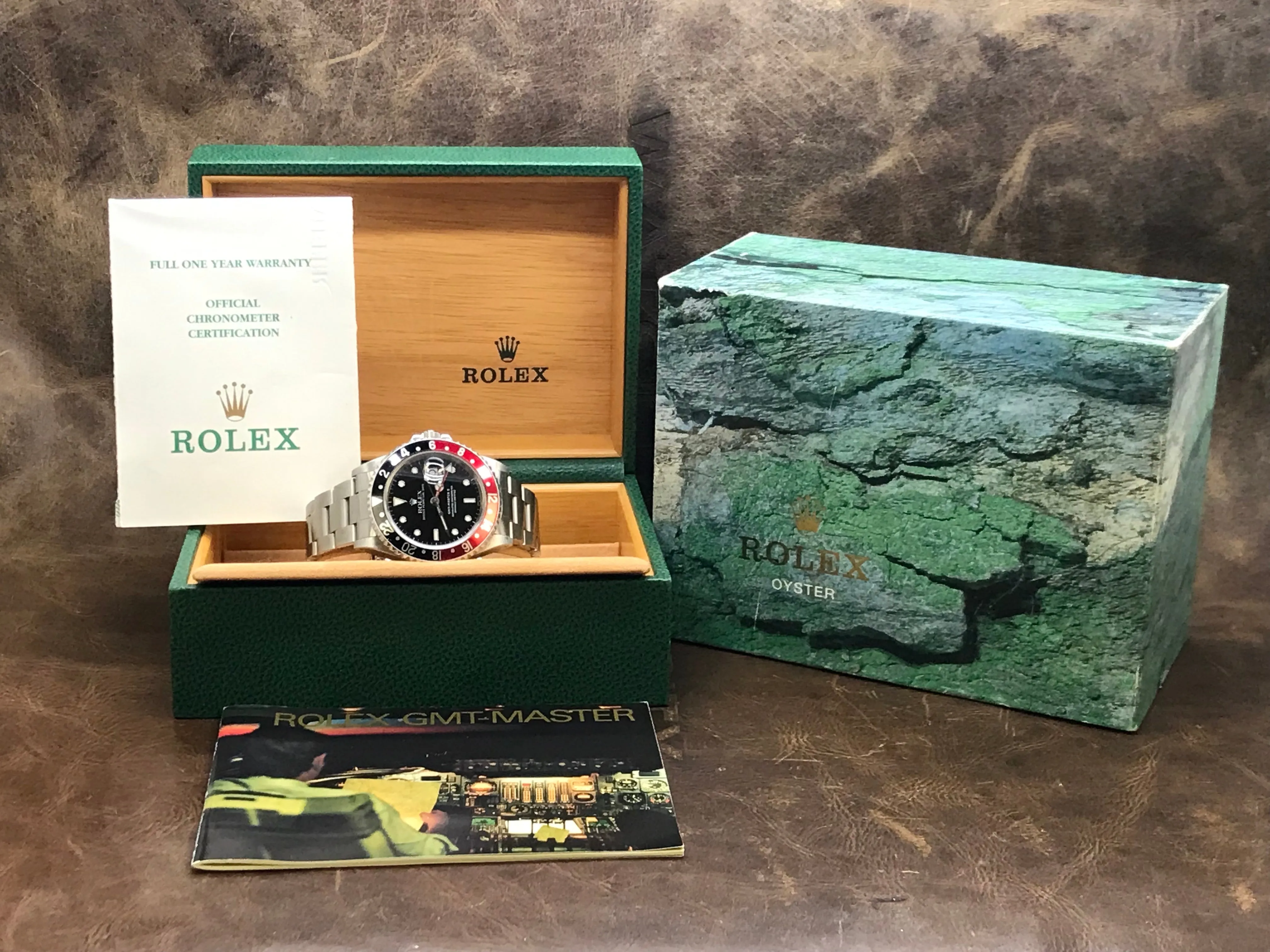 Rolex GMT Master II Coke 16710 Black Dial Automatic Men's Watch