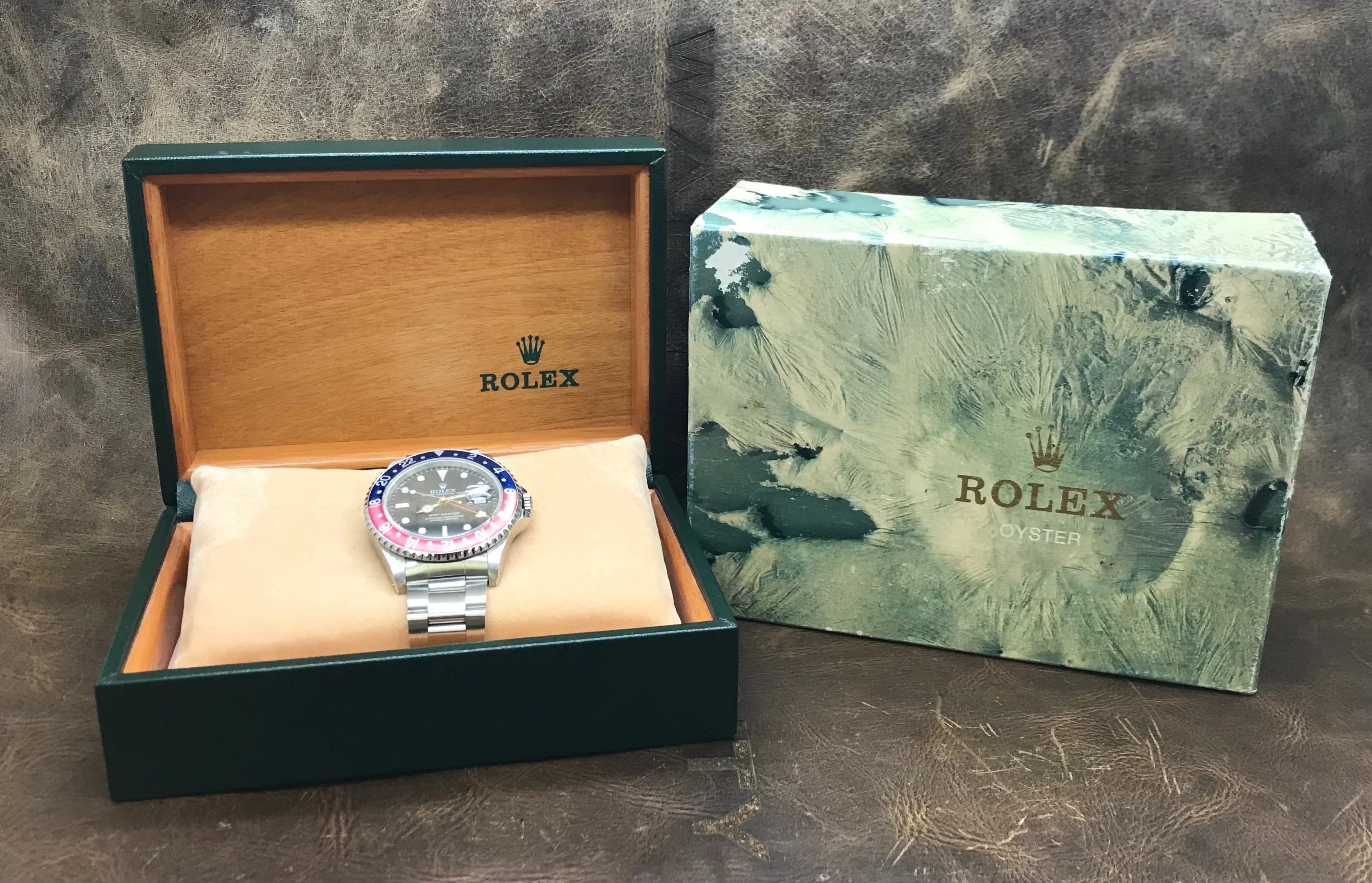 Rolex GMT Master Pepsi 16700 Black Dial Automatic Men's Watch