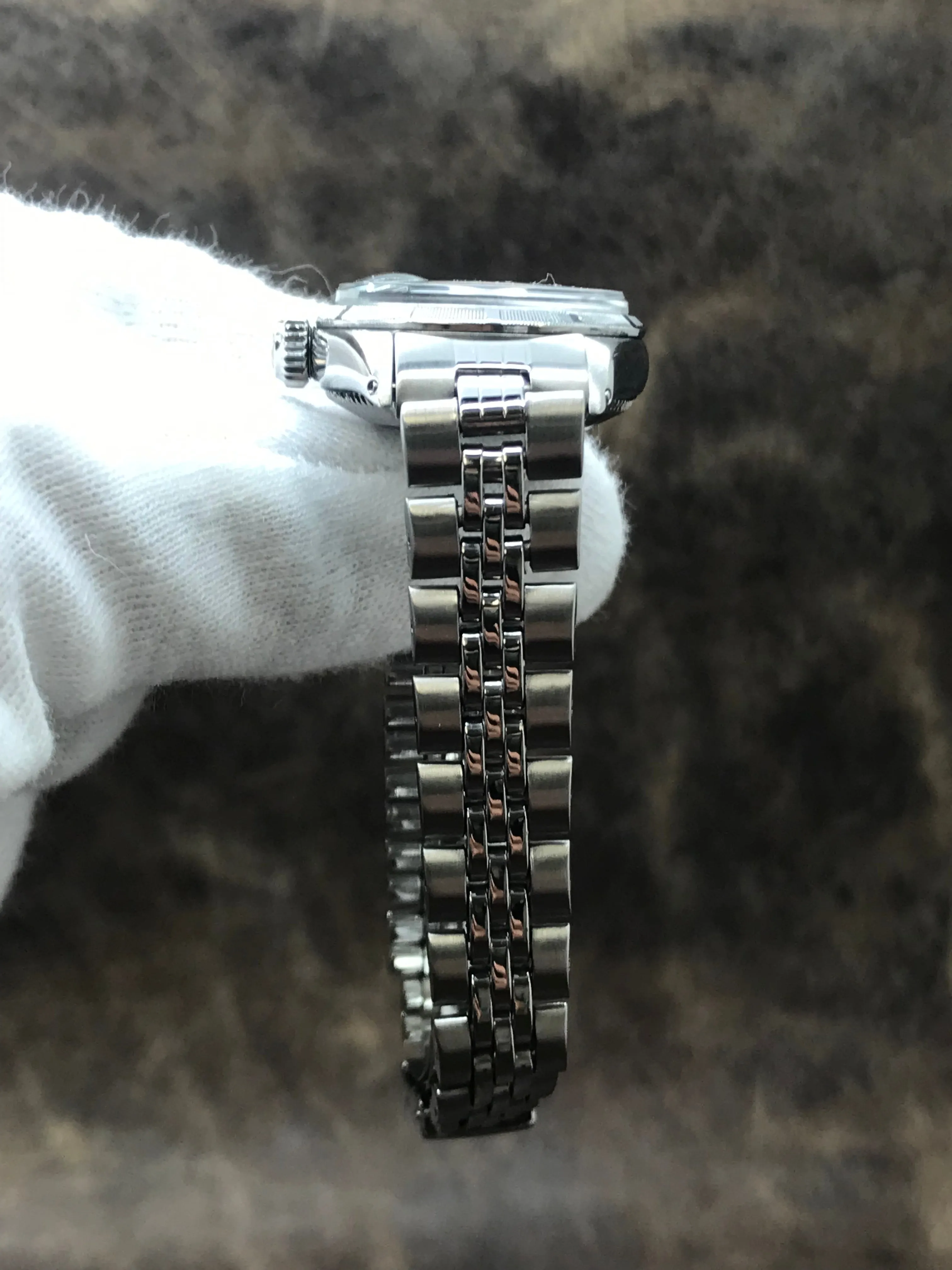 Rolex Lady Datejust 6517 Custom Turquoise Diamond  Dial Automatic Women's Watch