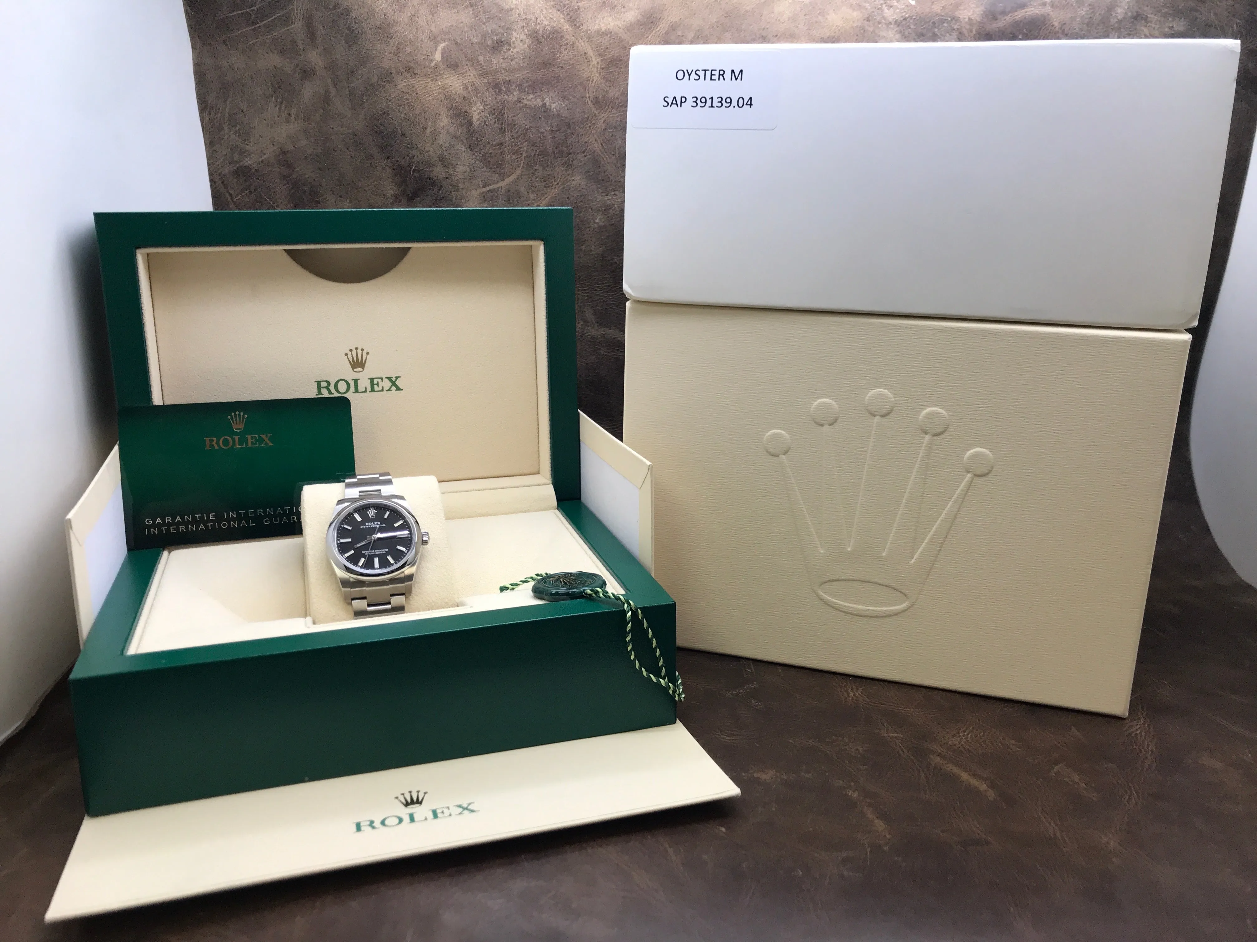 Rolex Oyster Perpetual 34mm 124200 Black Dial Automatic Watch