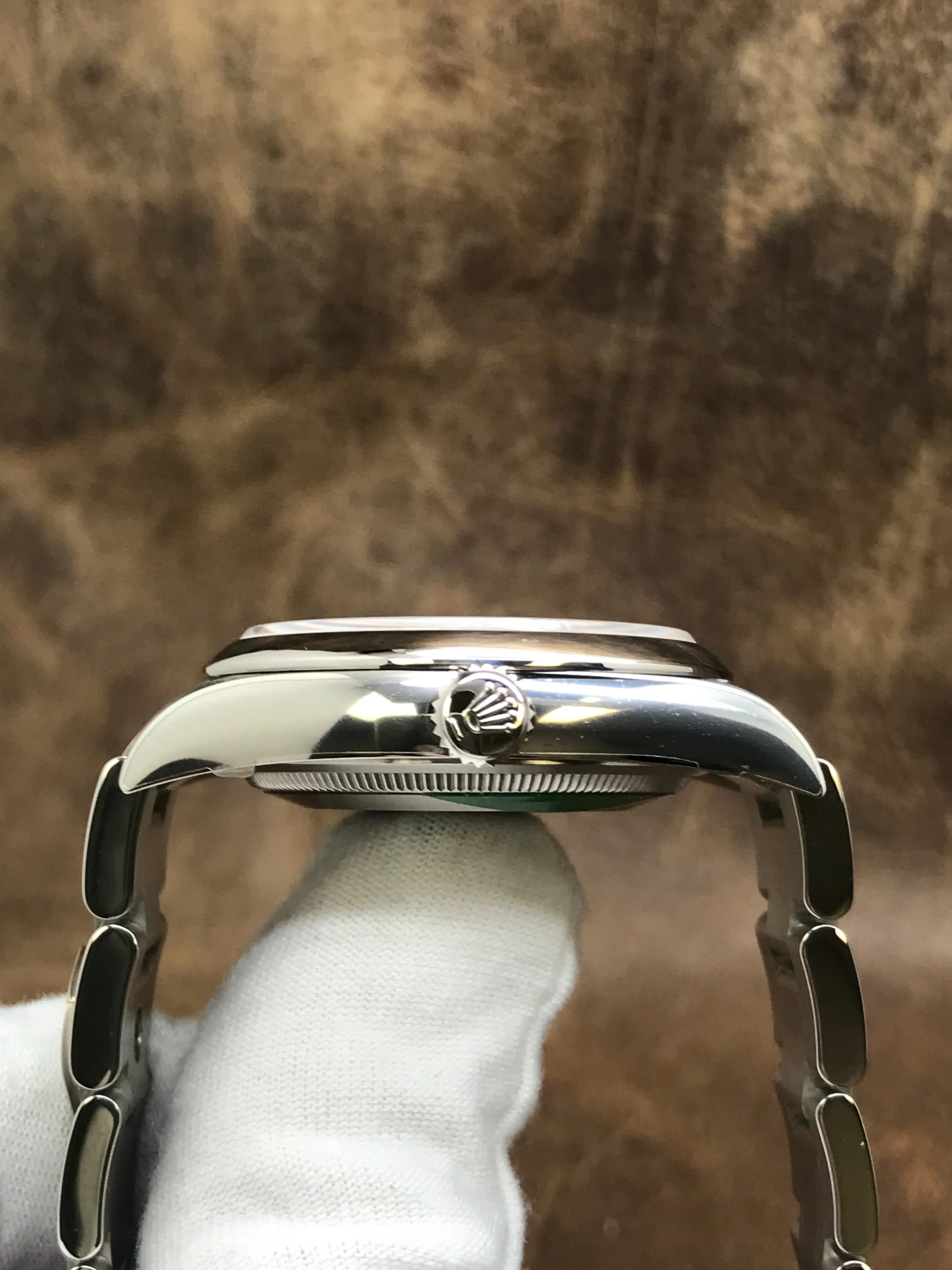 Rolex Oyster Perpetual 36mm Dominos 126000 Silver Dial Automatic Watch