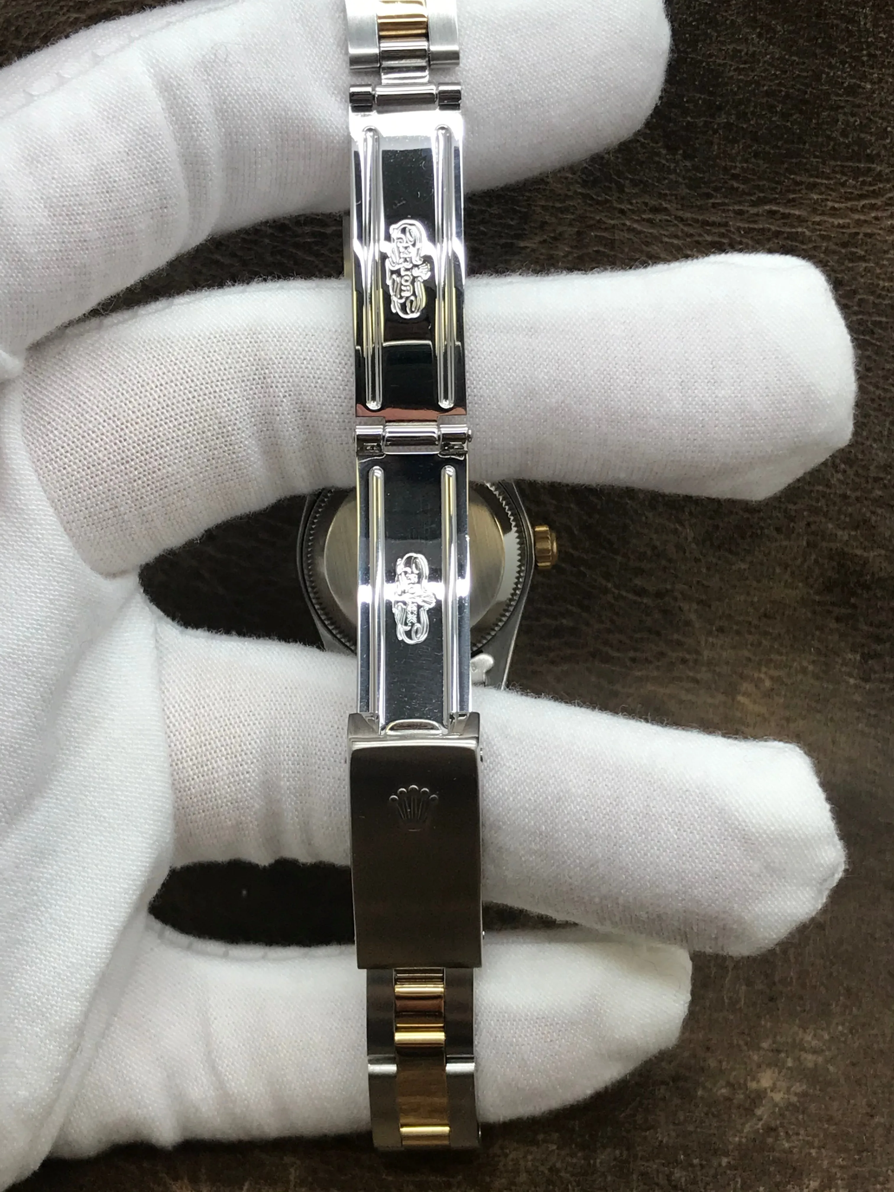 Rolex Oyster Perpetual 76183 Champagne Dial Automatic Women's Watch