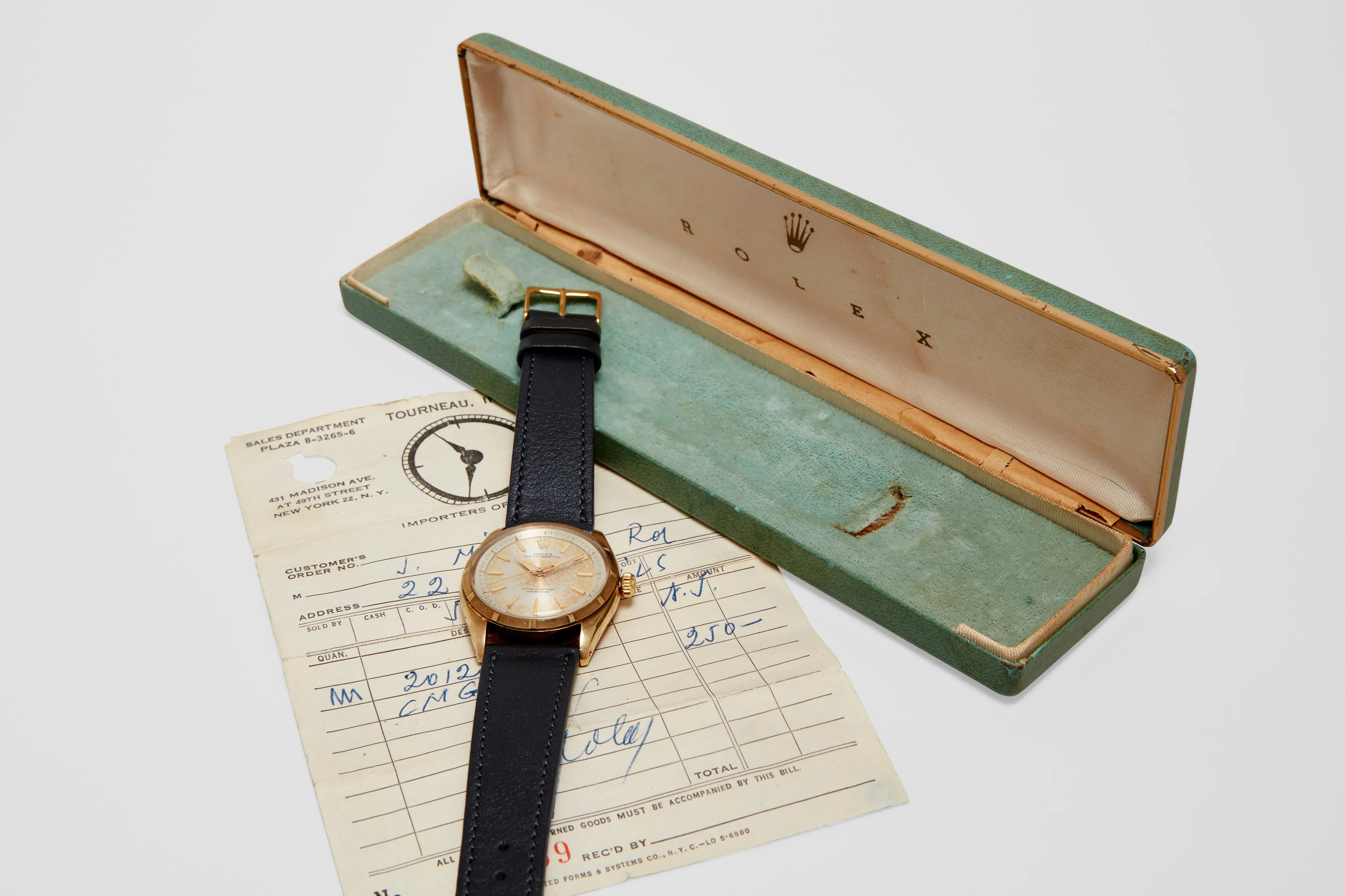 Rolex Oyster Perpetual Engine Turned Bezel 1952