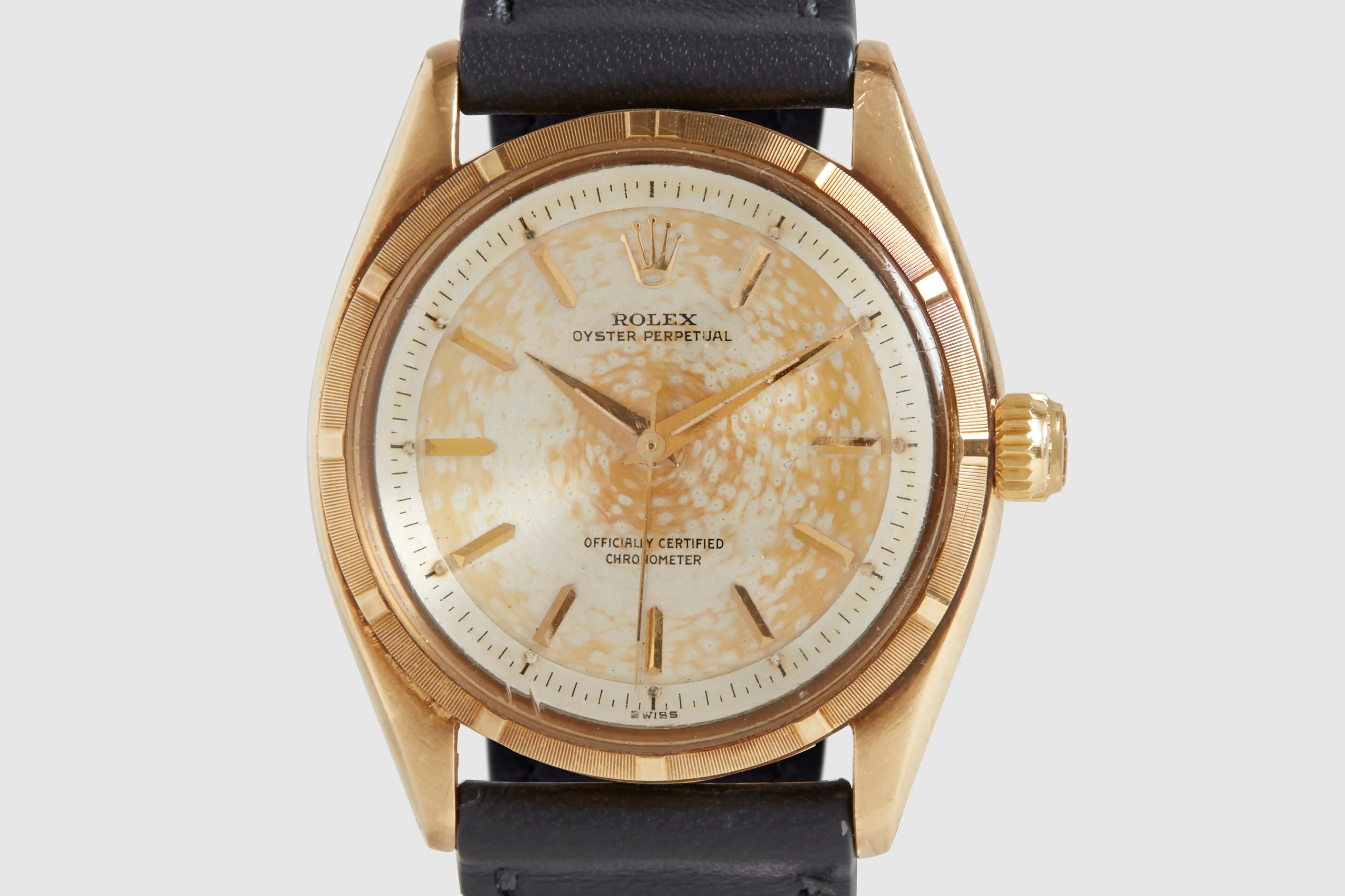 Rolex Oyster Perpetual Engine Turned Bezel 1952