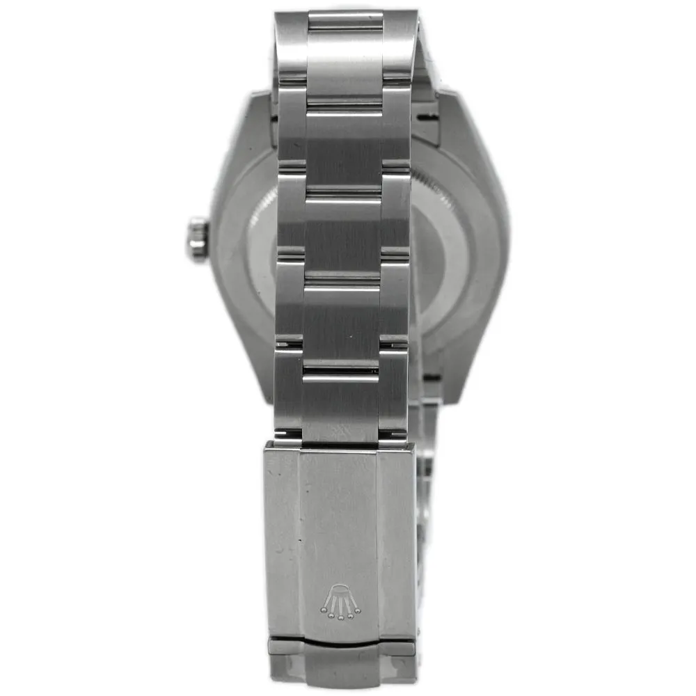 Rolex Oyster Perpetual Stainless Steel 41mm Forrest Green Stick Dial Watch Reference #: 124300