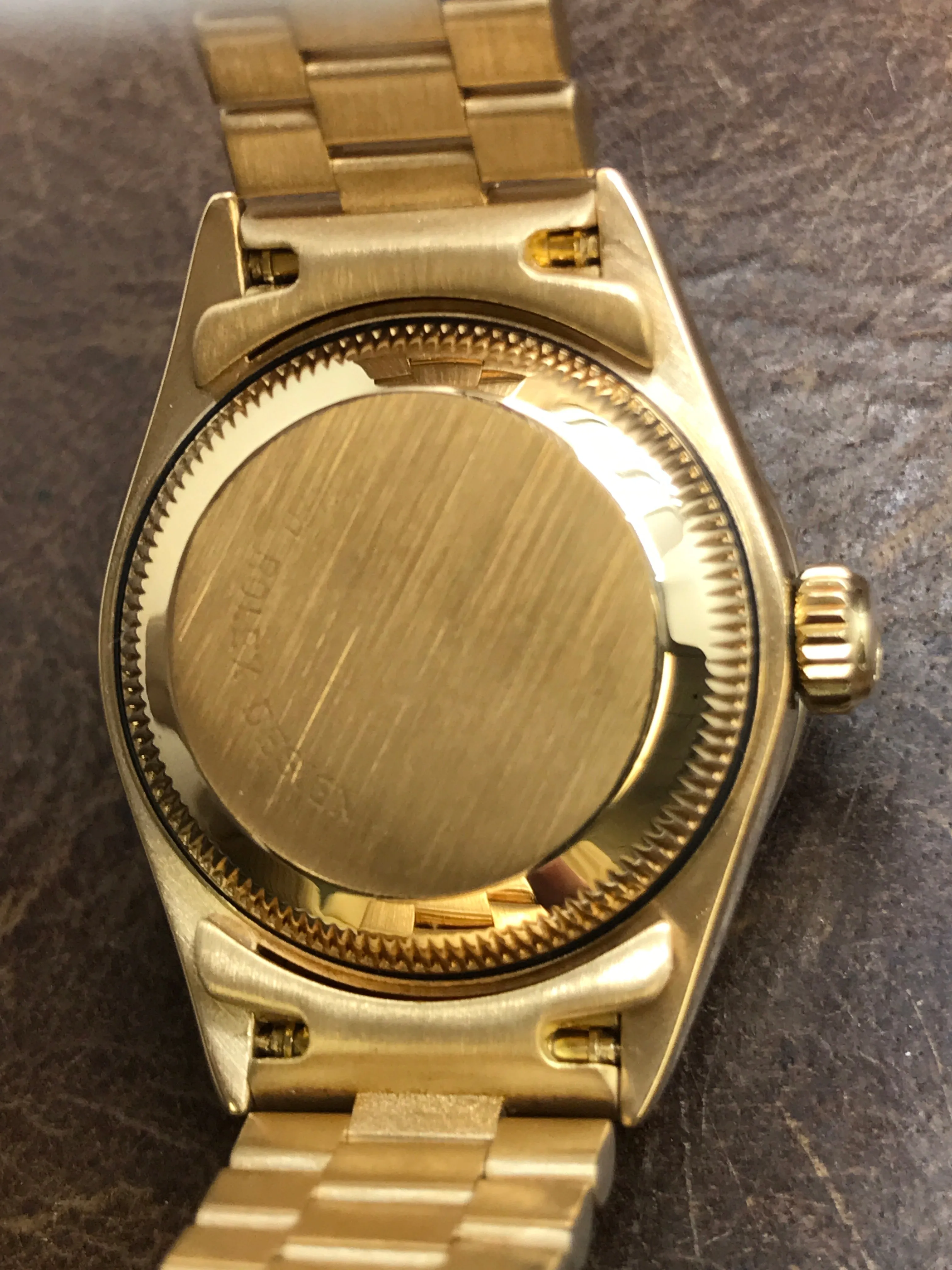 Rolex President 26mm 69178 Custom MOP Rubies Dial Automatic Women's Watch
