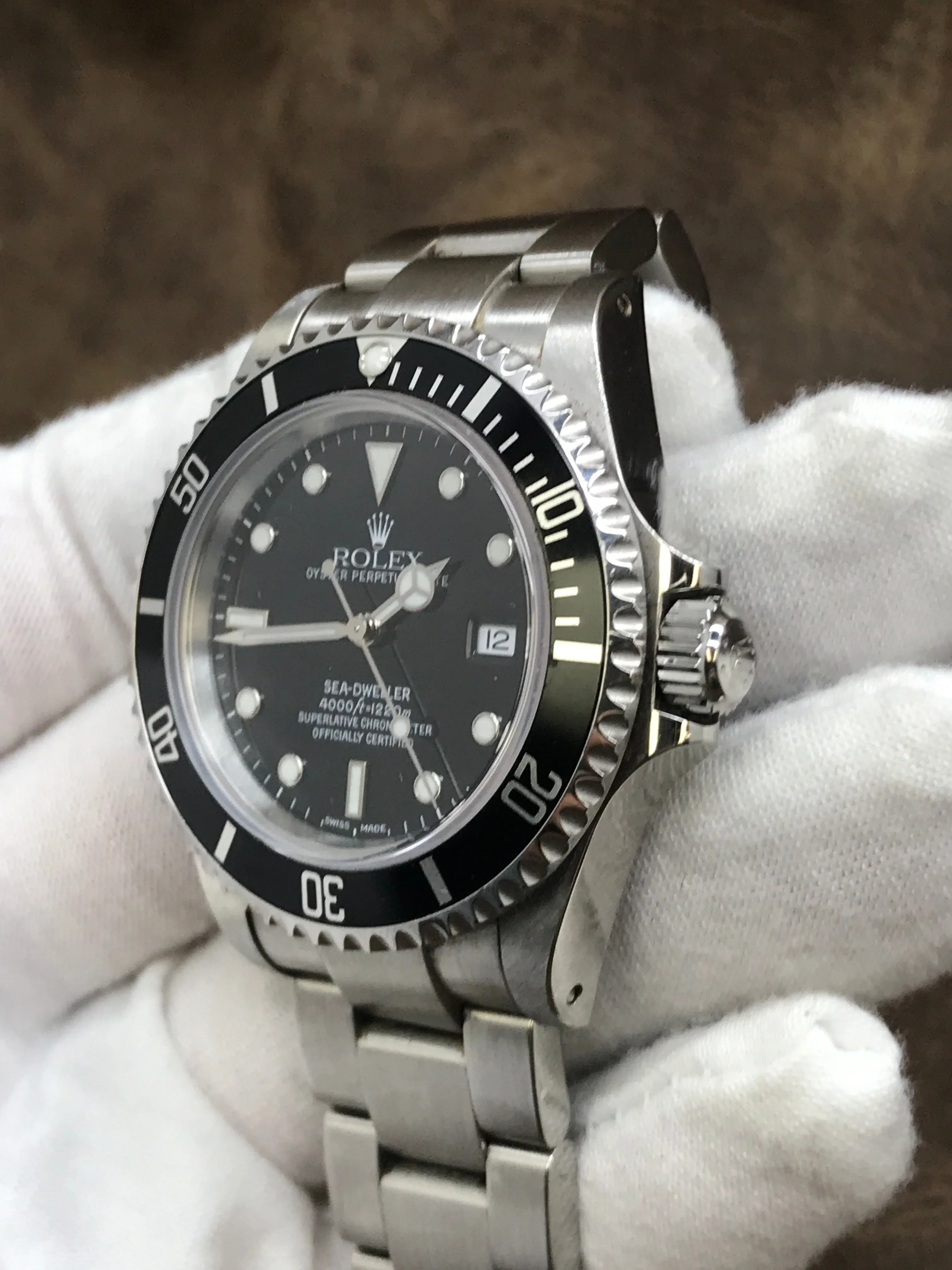 Rolex Sea Dweller 16600 Black Dial Automatic  Men's Watch