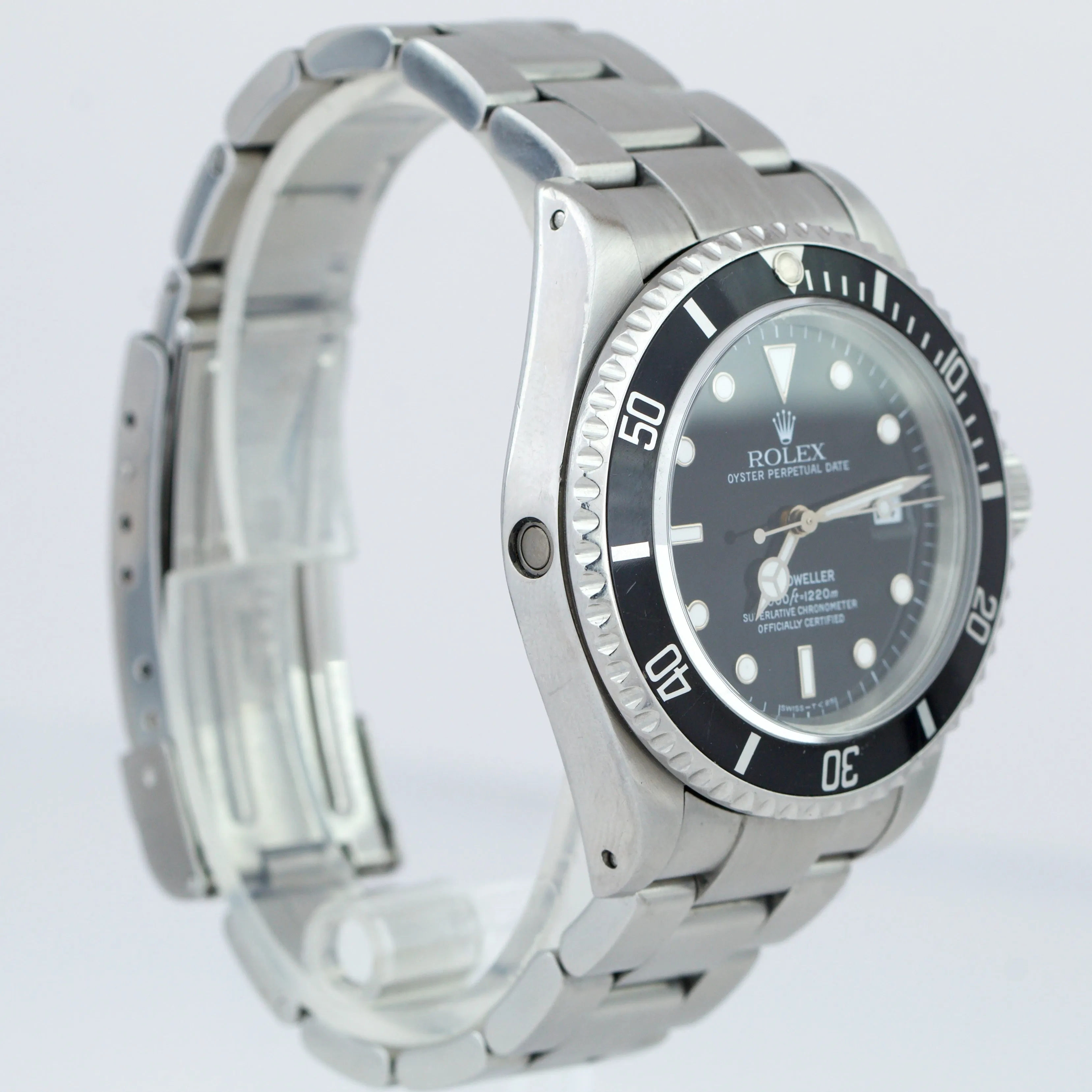 Rolex Sea-Dweller 40mm Stainless Tritium Black Automatic Oyster Date Watch 16600