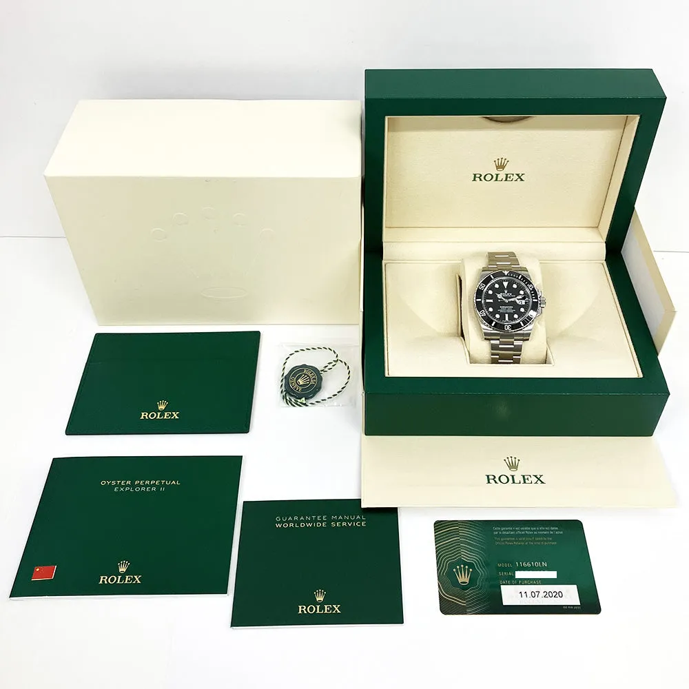 Rolex Submariner Date 116610LN Black Dial Nov 2019 (Copy)