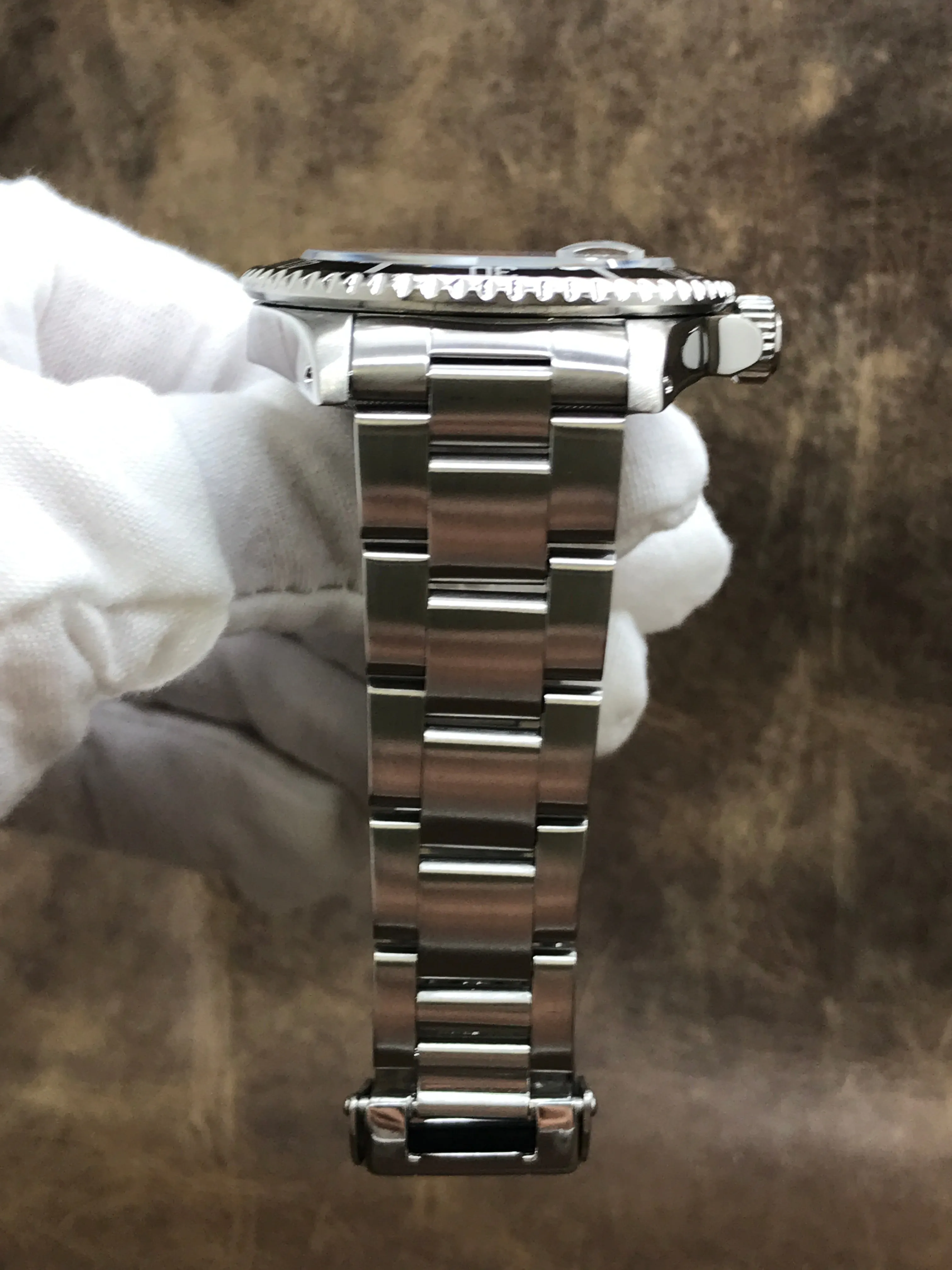 Rolex Submariner Date 16610 Custom Black Dial Automatic Men's Watch