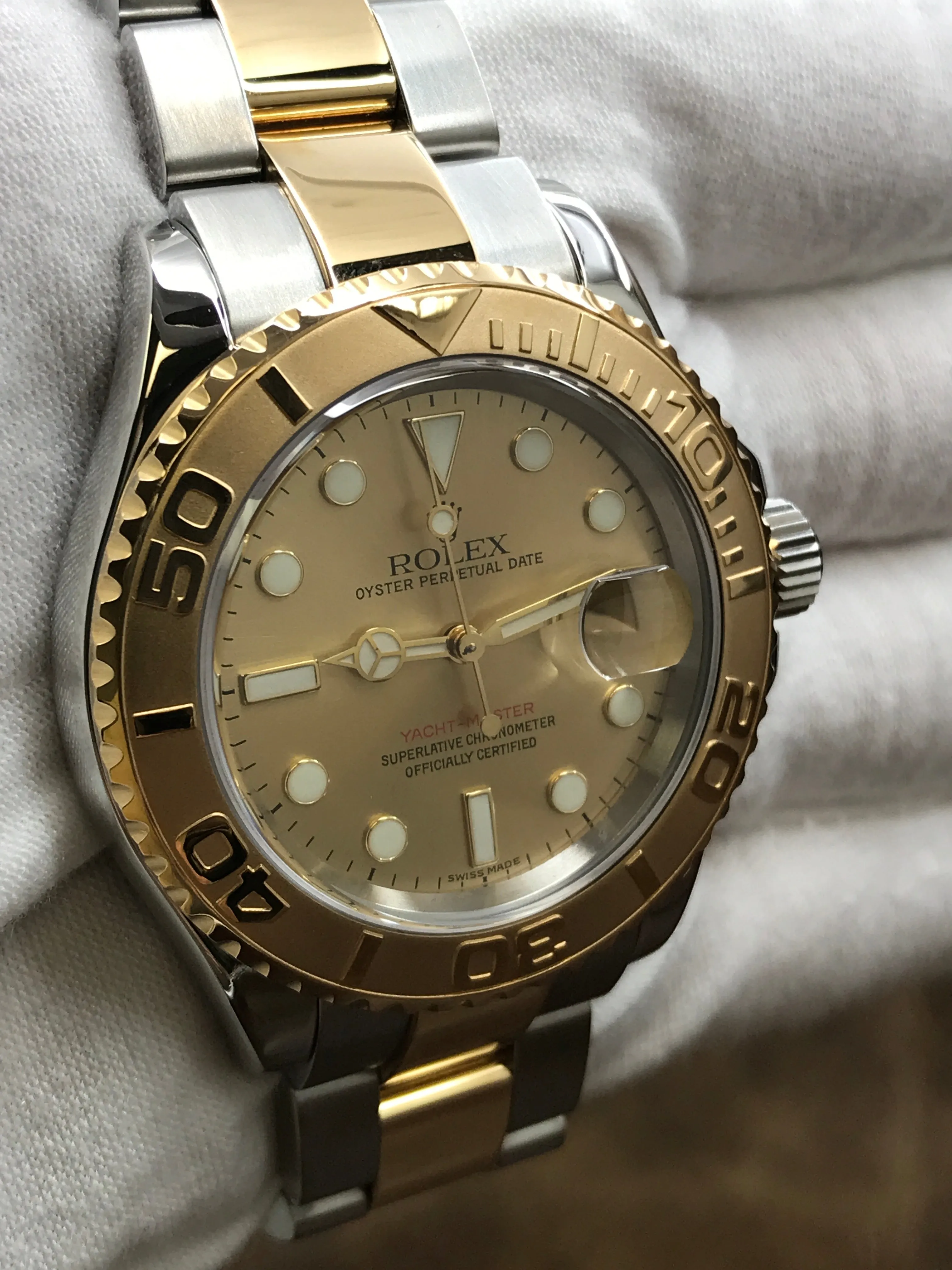 Rolex Yacht-Master 16623 Champagne Dial Automatic  Men's Watch