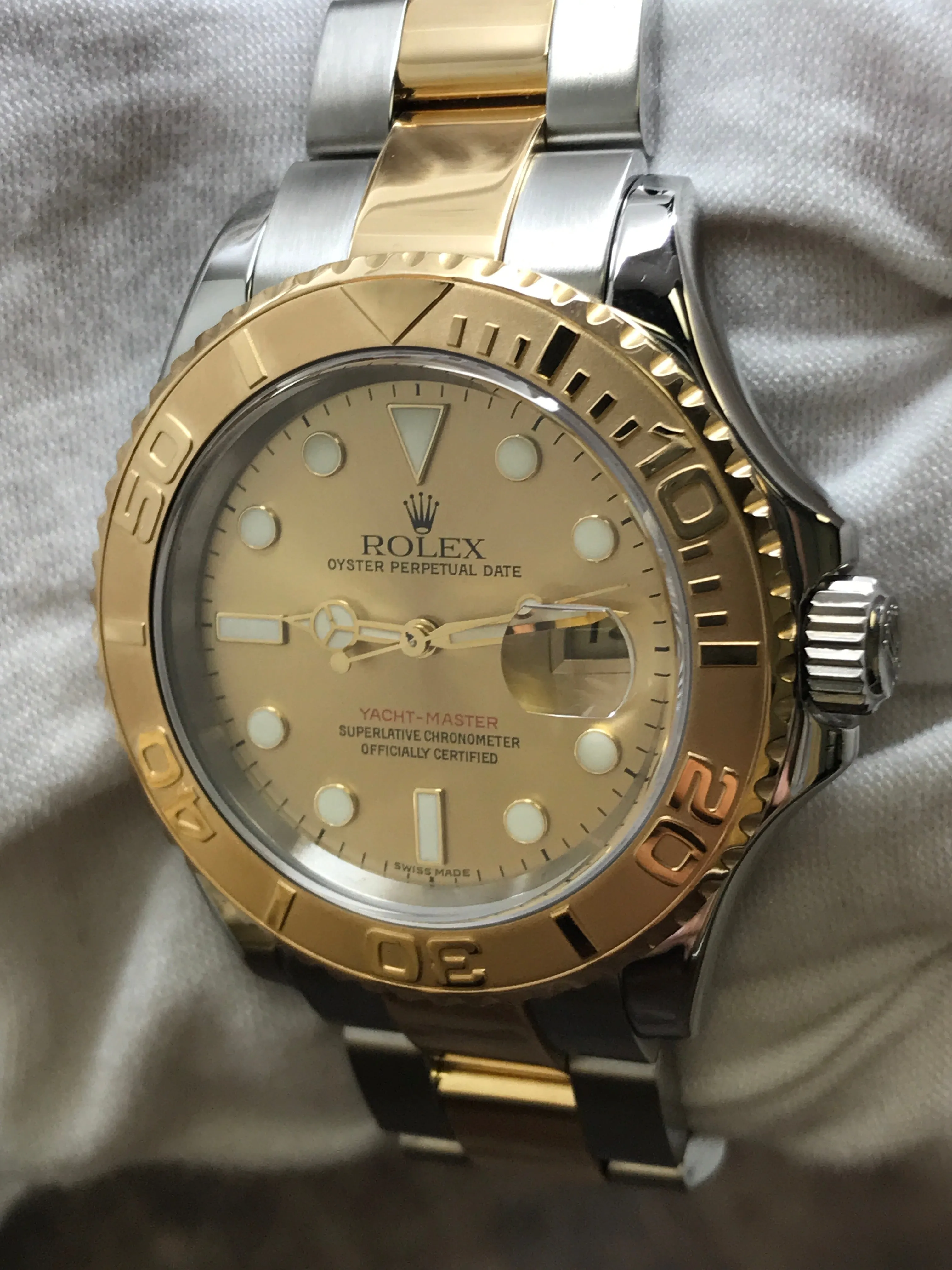 Rolex Yacht-Master 16623 Champagne Dial Automatic  Men's Watch