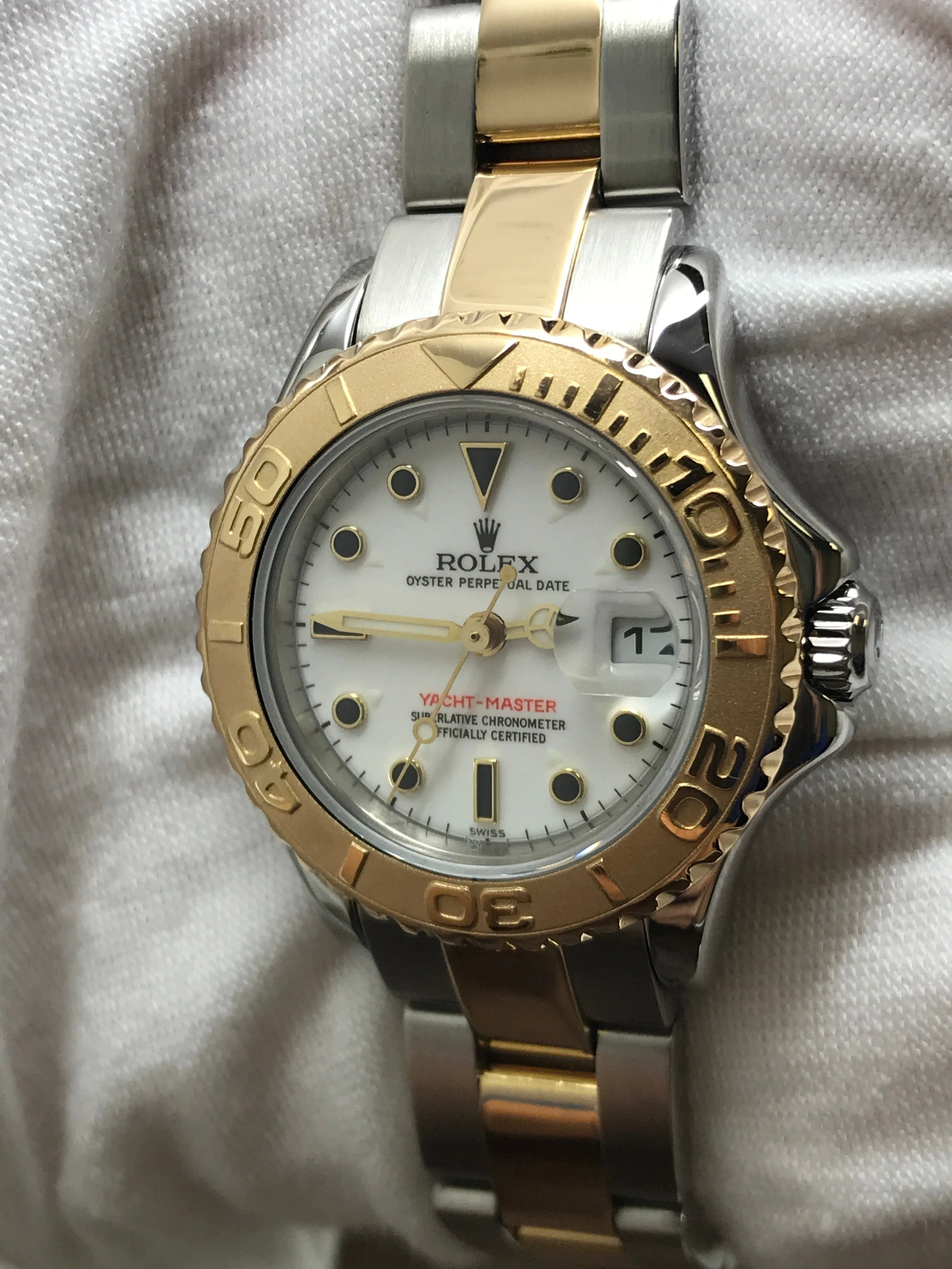 Rolex Yacht Master 29mm 169623 White Dial Automatic  Women's Watch