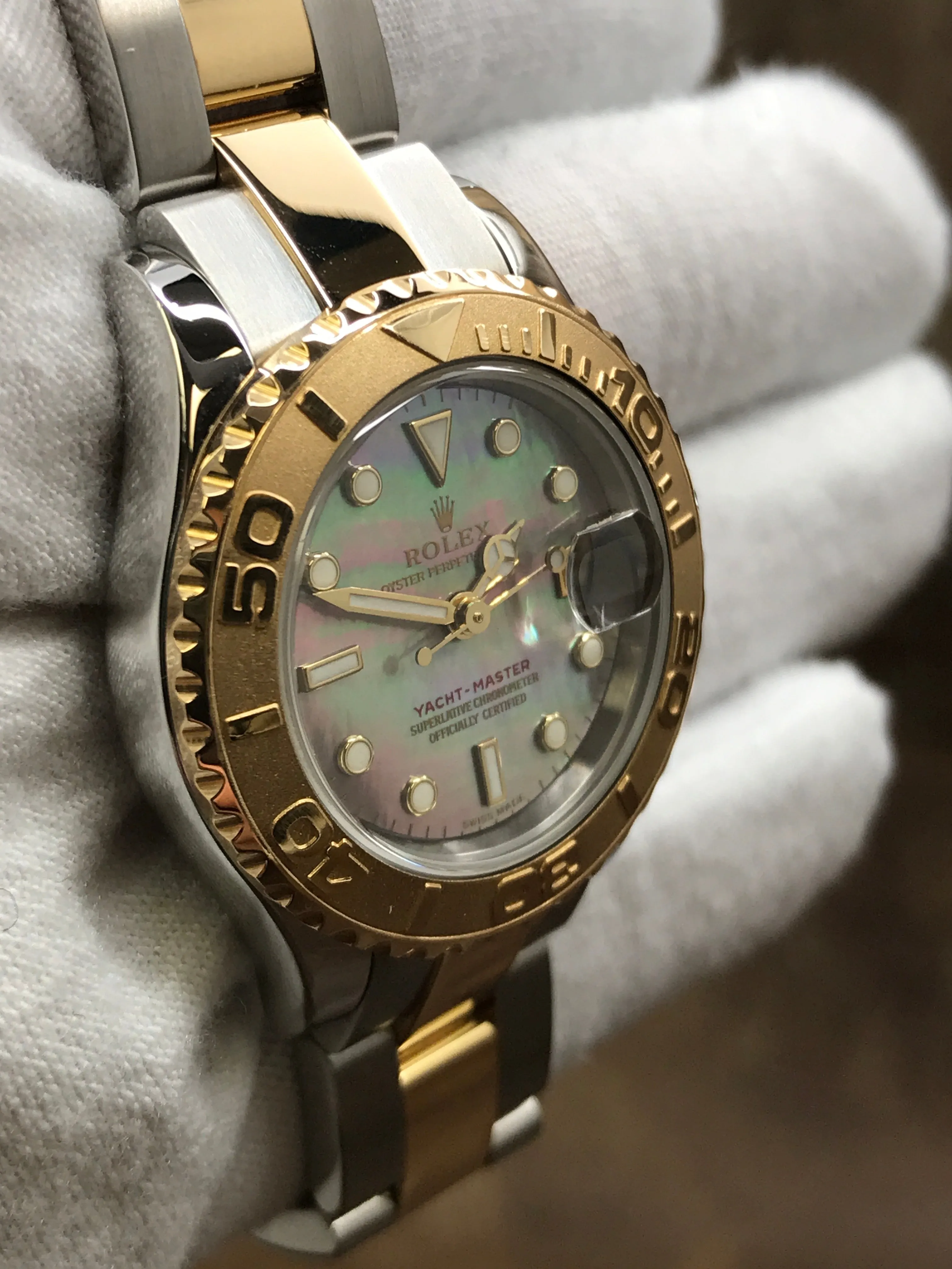 Rolex Yacht Master 29mm MOP 169623 Mother of Pearl Dial Automatic  Women's Watch