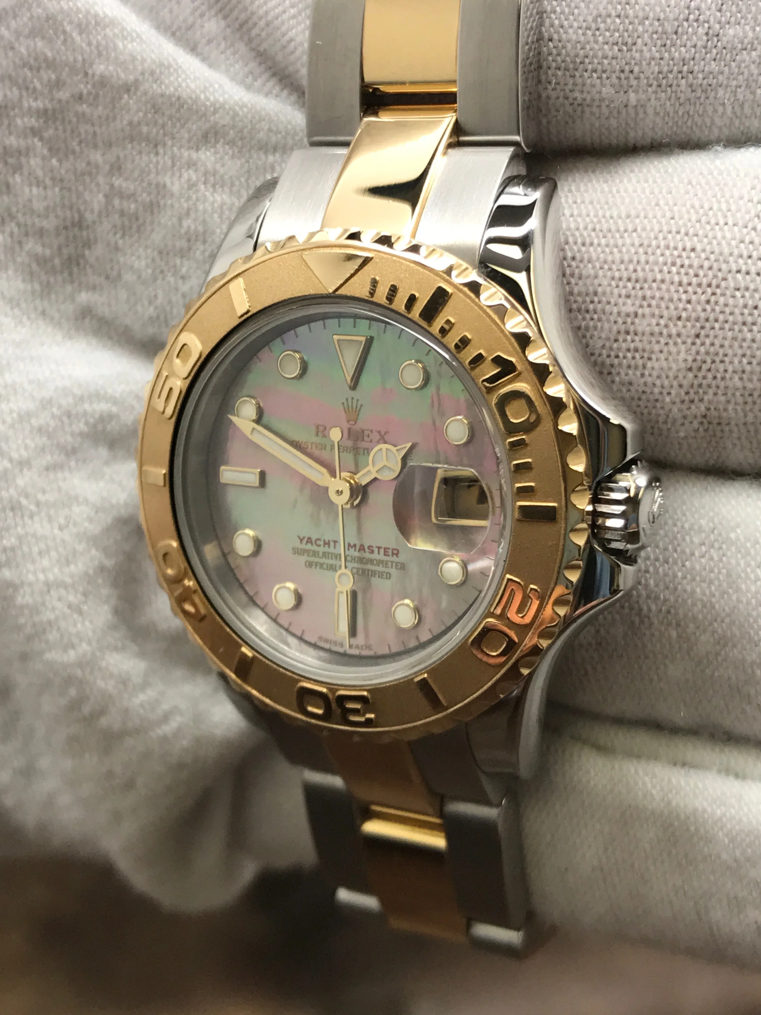 Rolex Yacht Master 29mm MOP 169623 Mother of Pearl Dial Automatic  Women's Watch