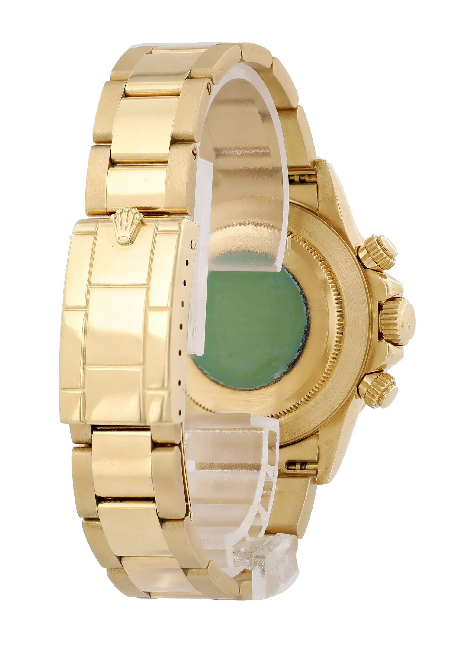 Rolex Zenith Daytona 16528 Inverted 6 Yellow Gold Mens Watch