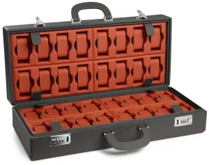 Scatola del Tempo Watch Case Valigetta 32 Grey Orange