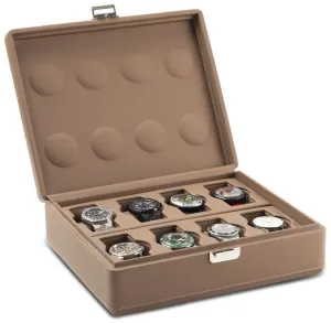 Scatola del Tempo Watch Case Valigetta 8 Chestnut