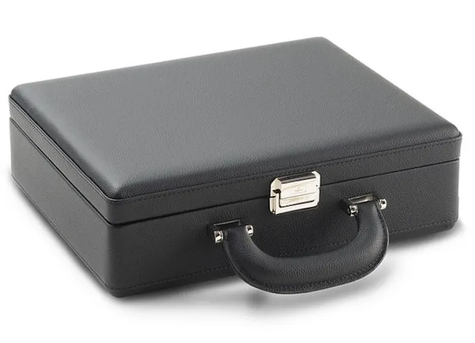 Scatola del Tempo Watch Case Valigetta 8 Handle Black