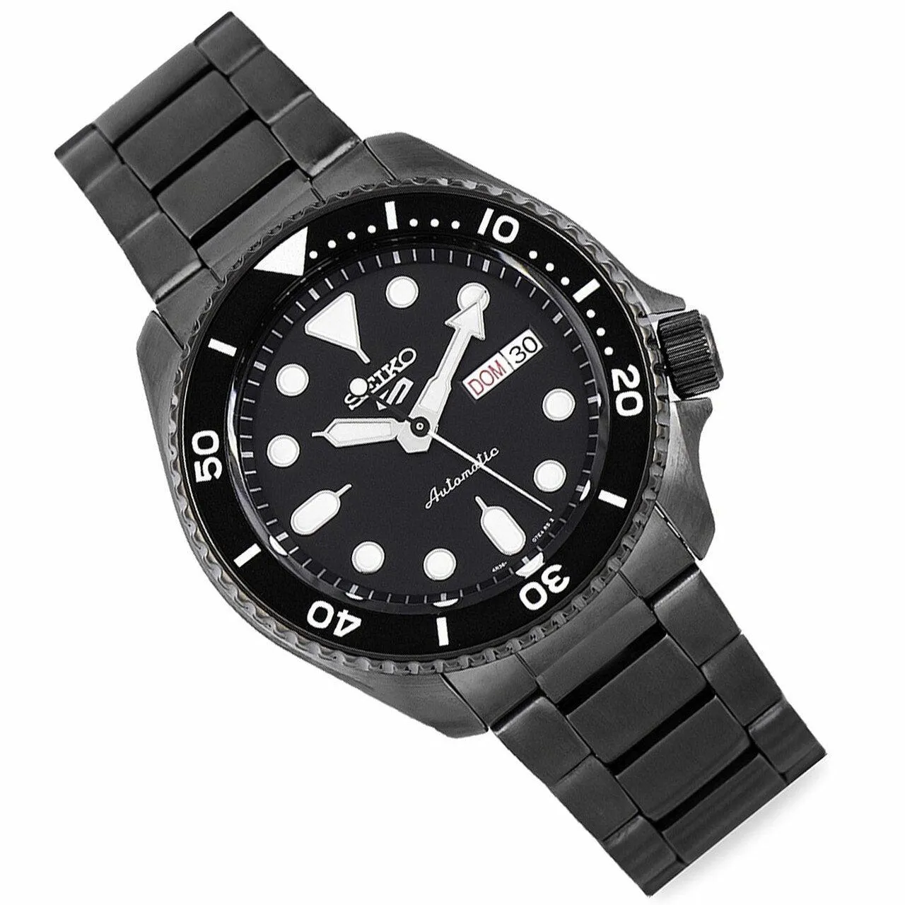 Seiko 5 Sports Gunmetal Grey Stainless Steel Automatic Men's Watch SRPD65K1
