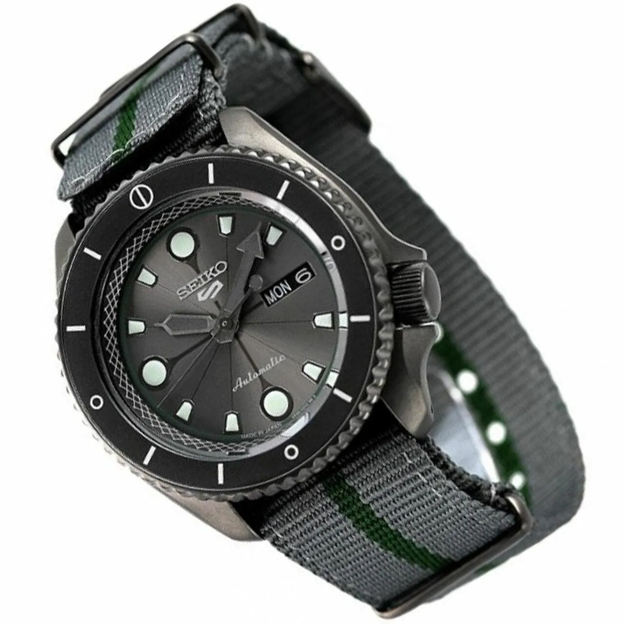 Seiko 5 Sports Shikamaru Nara Limited Edition Men's Watch SRPF75