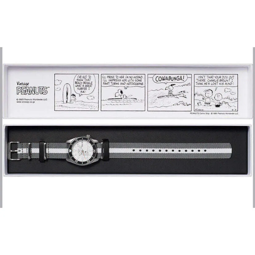 Seiko 5 Sports Snoopy Surf Board Sports Nato Strap Men Watch (8500 LIMITED) SRPK25K1
