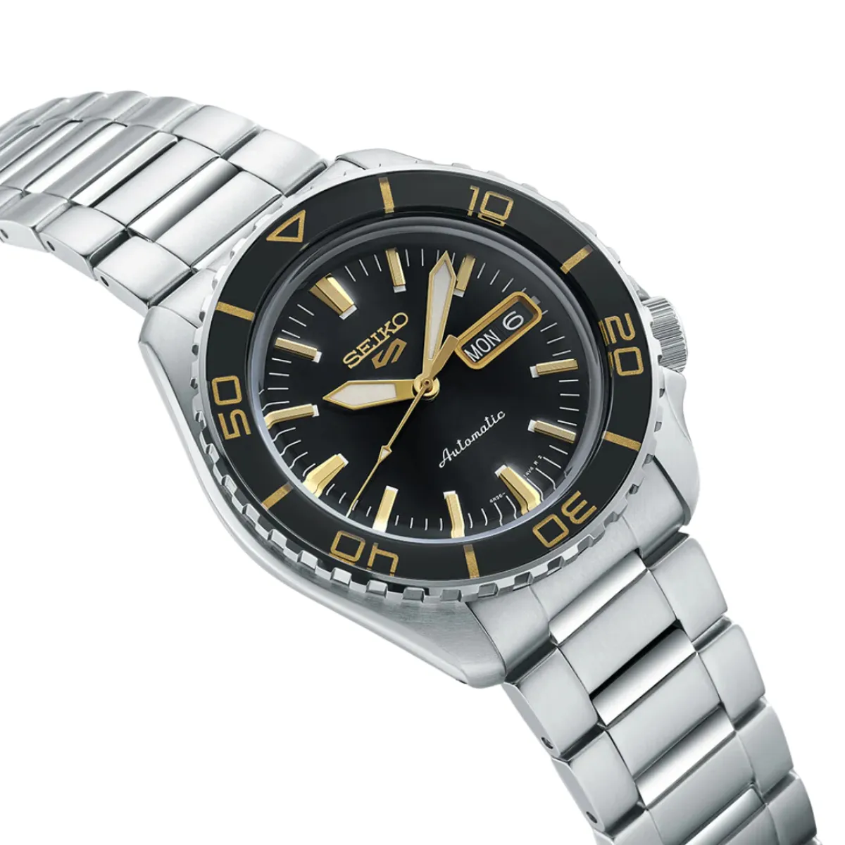 Seiko 5 Sports SRPK99K1 SRPK99 SRPK99K SKX Style Black Dial Automatic Watch