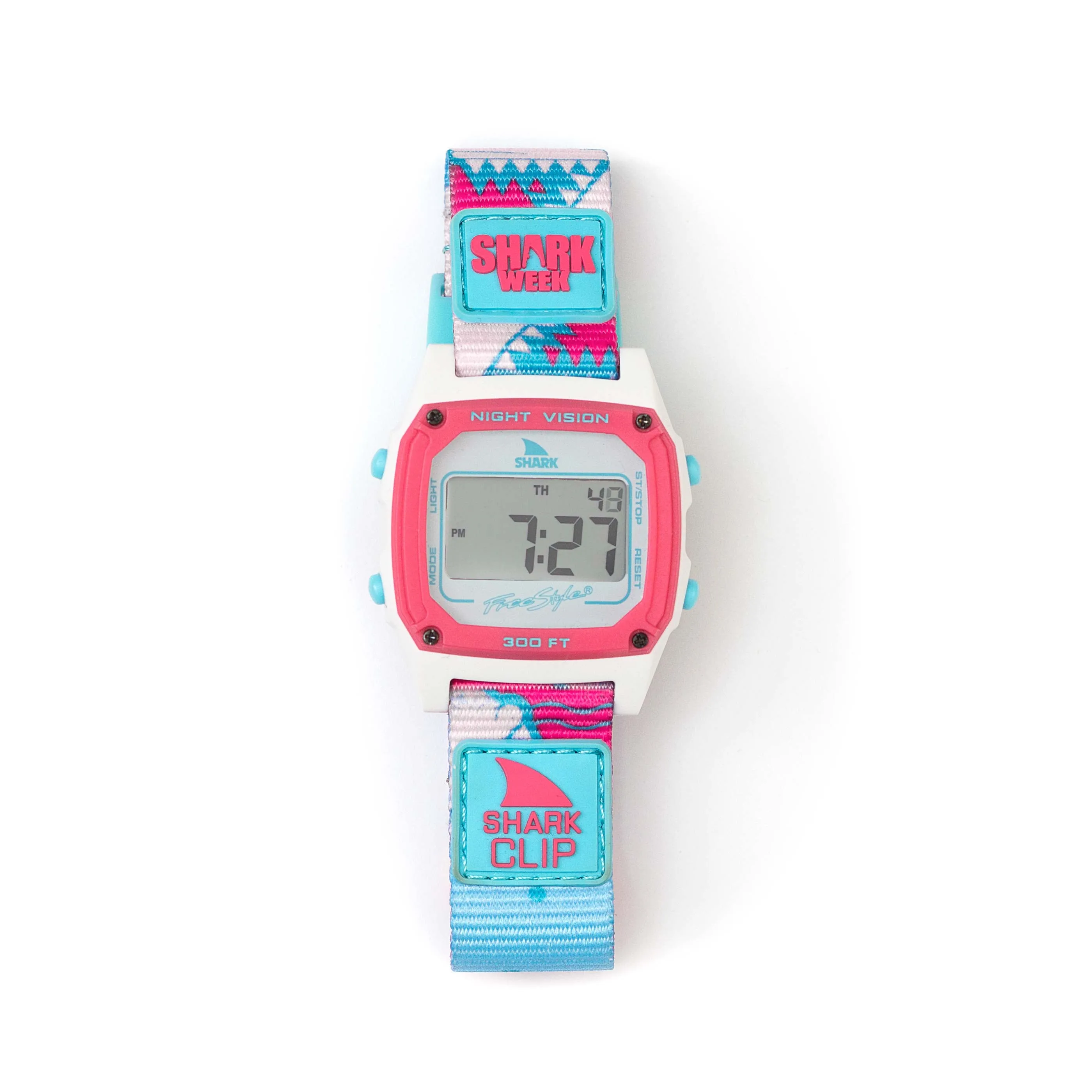 SHARK CLASSIC CLIP SHARK WEEK PINK TEETH