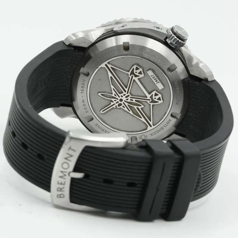 SOLD - 3/4/25 - Bremont S500 Supermarine S500-BK-2018 Dive Watch 43mm B&P 2021