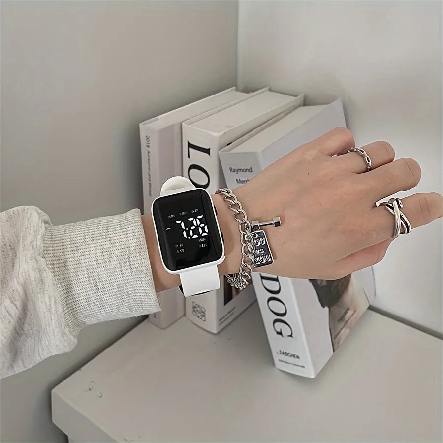 Sports Watch with Silicone Band - Date & Time Display for Students and Teens FS