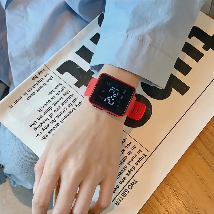 Sports Watch with Silicone Band - Date & Time Display for Students and Teens FS