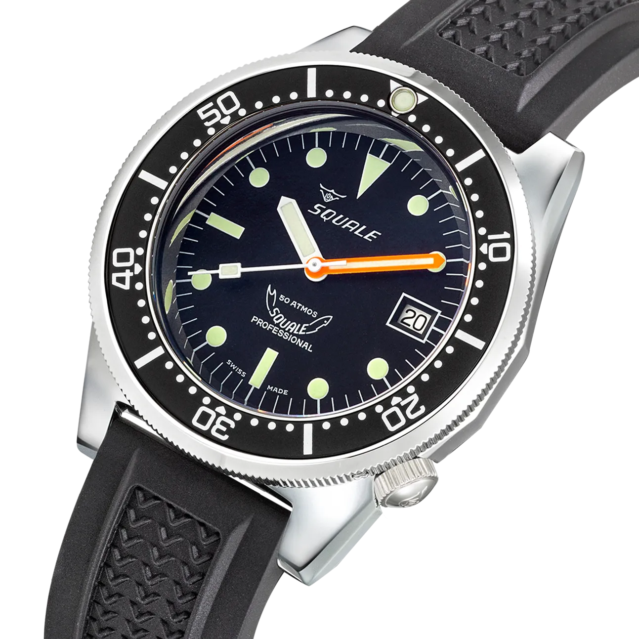 Squale 1521 Classic Rubber Watch