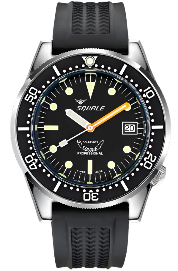 Squale 1521 Classic Rubber Watch