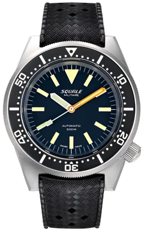 Squale 1521 Militaire Steel Blasted Rubber Watch
