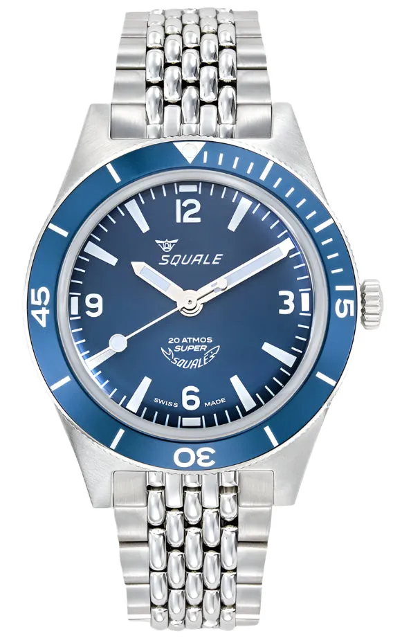 Squale SuperSquale Sunray Blue Bracelet Watch
